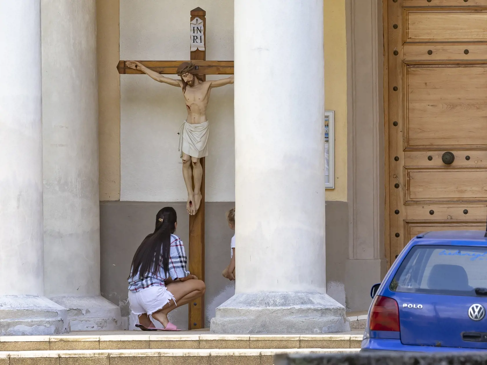 Hrončeková ešte takto stihla vysvetlovať svojej roztomilej dcérke o Ježišovi.