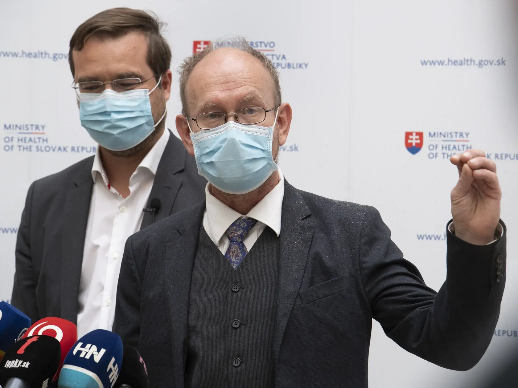 Jarčuška bol od vypuknutia pandémie členom Ústredného krízového štábu. FOTO TASR - Pavel Neubauer