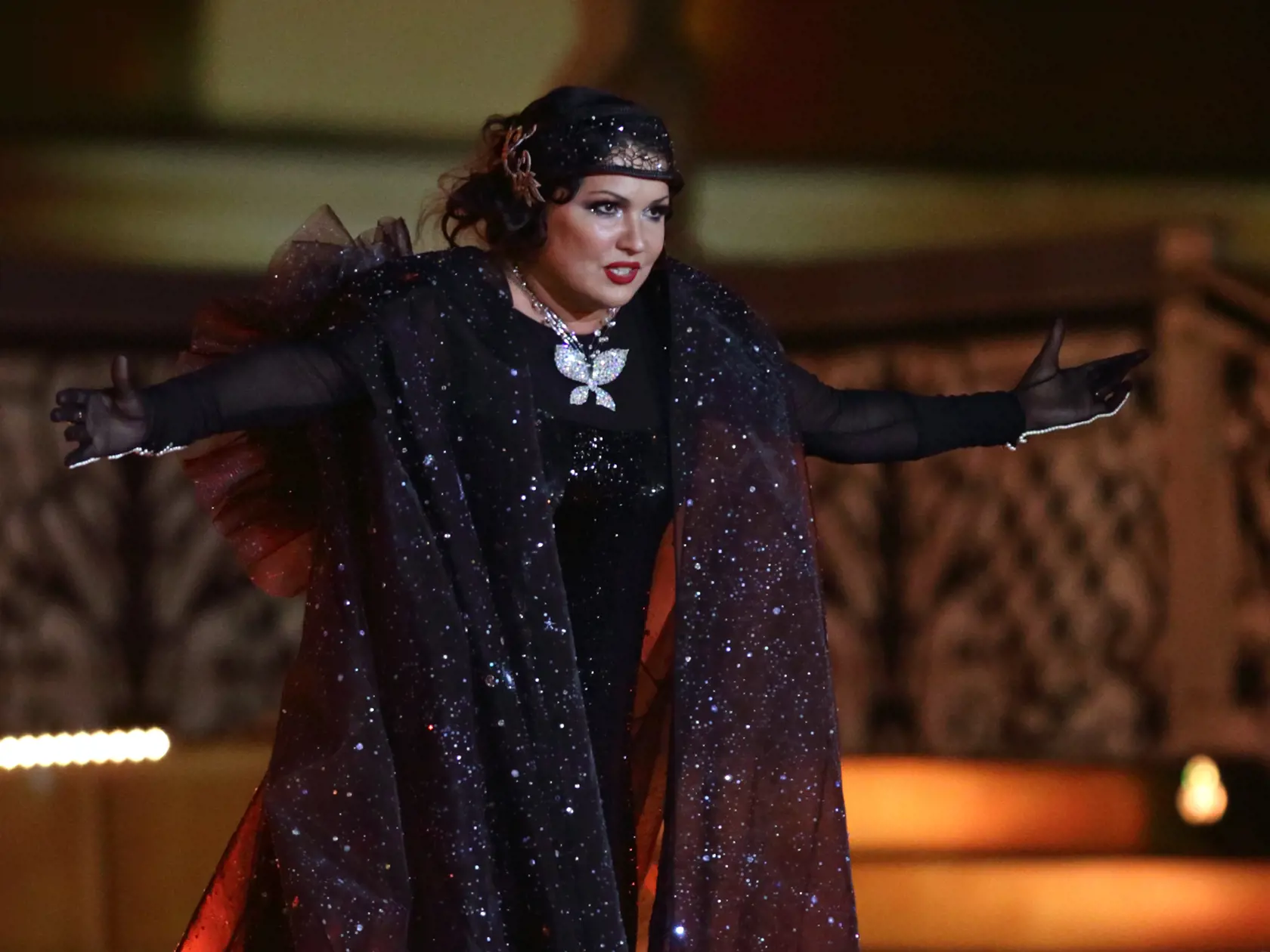  Anna Netrebko na charitatívnej akcii vo Viedni v apríli 2023.