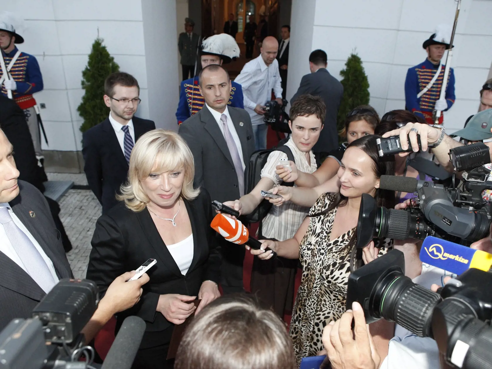Iveta Radičová - bývalá premiérka Slovenskej republiky - archívny záber