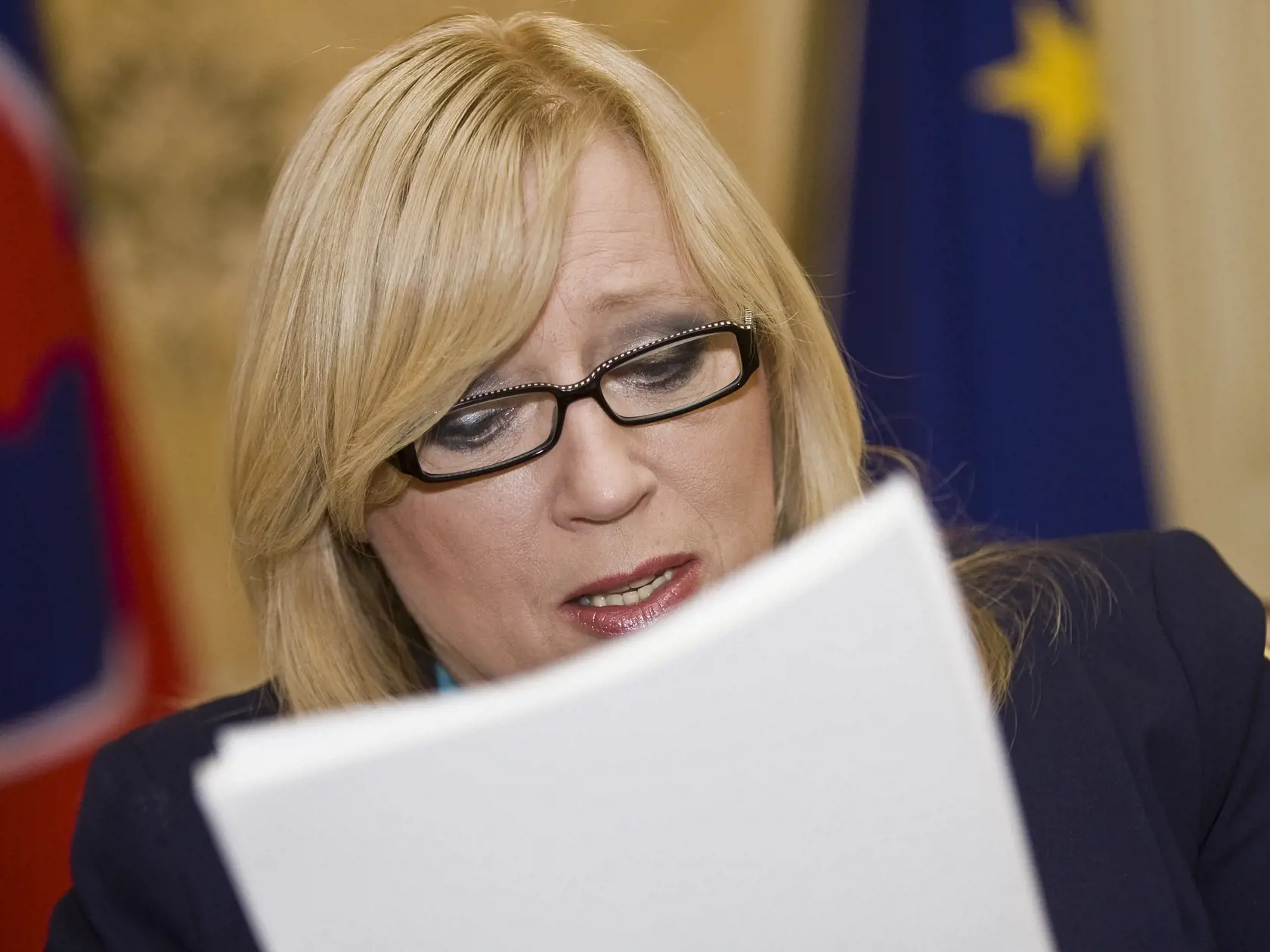 Iveta Radicova na Urade vlady.
