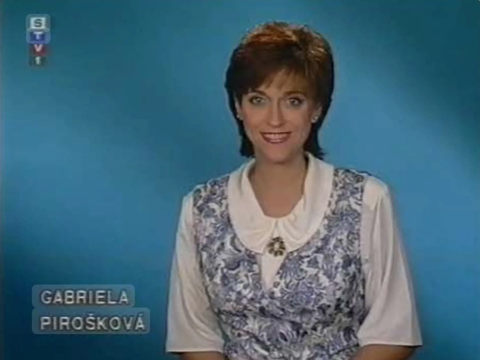 Gabriela Pirošková kedysi