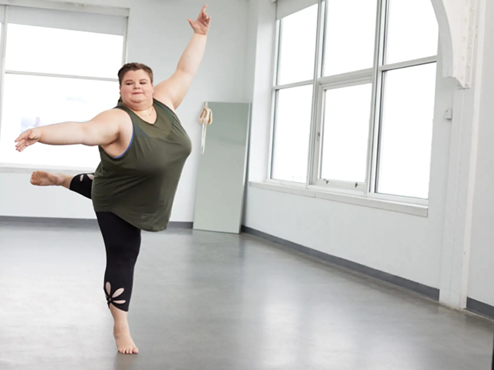 Lizzy Howell úspešná plus-size balerína.
