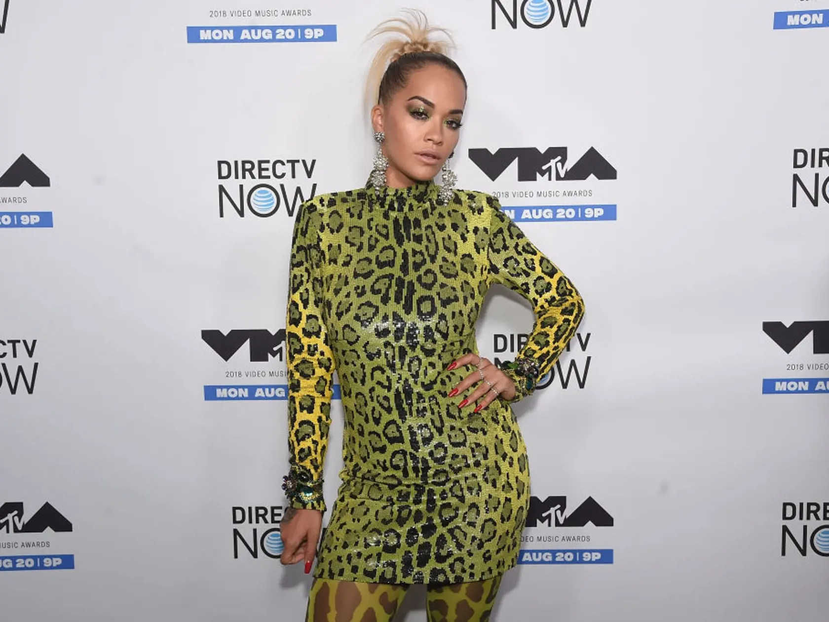 NEW YORK, NY - AUGUST 19:  Rita Ora attends the MTV VMA Kickoff Concert presented by DirecTV Now at Terminal 5 on August 19, 2018 in New York City.  (Photo by Jamie McCarthy/Getty Images for MTV & DIRECTV NOW)
