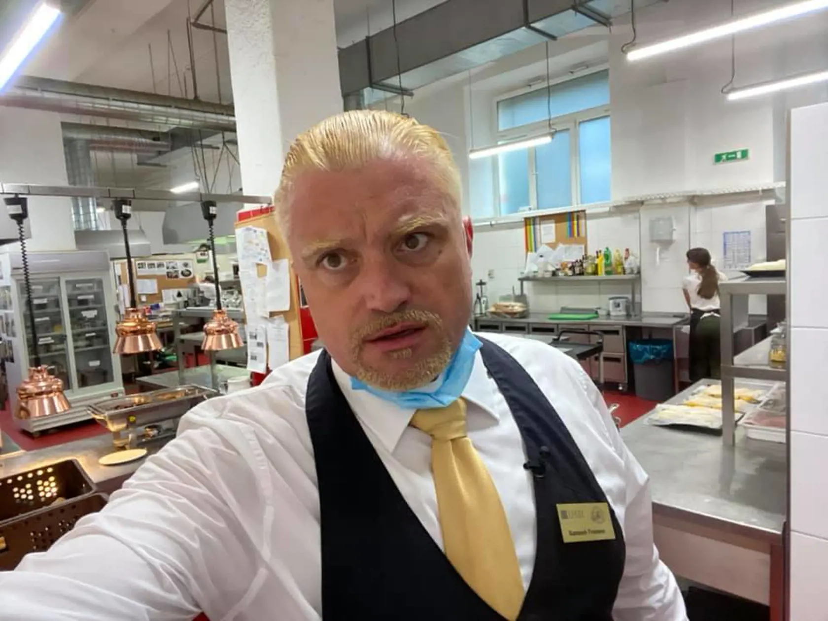 Milionár Igor Rattaj počas nakrúcania Utajeného šéfa.