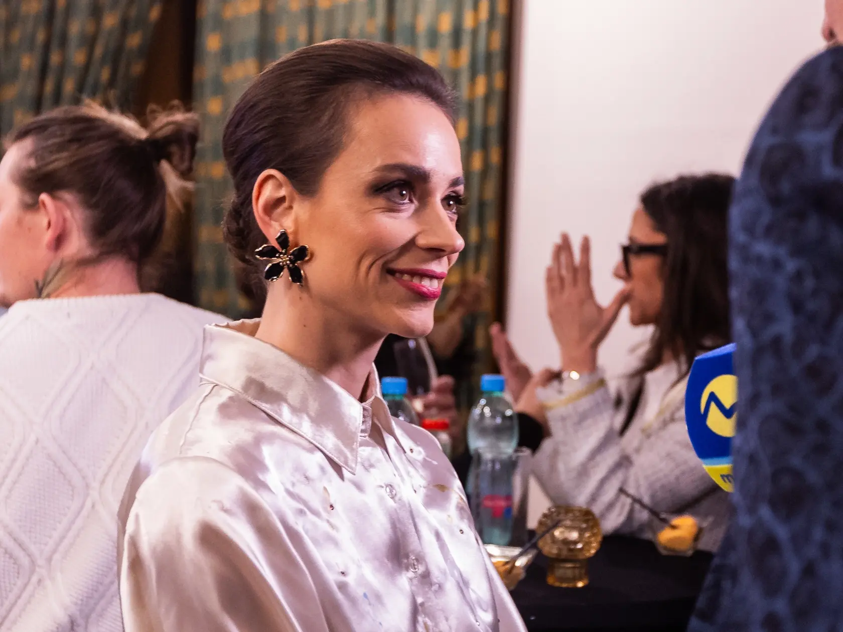 Novinárska premiéra seriálu Studňa. Na snímke herečka Gabriela Marcinková.