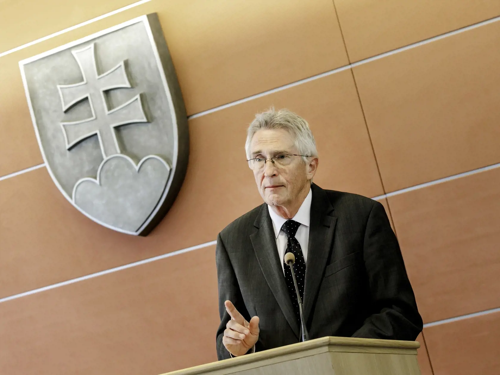 Na snímke minister vnútra SR Ivan Šimko počas tlačovej konferencie na tému praktické servisné informácie o parlamentných voľbách v Bratislave 30. júna 2023. FOTO TASR - Dano Veselský