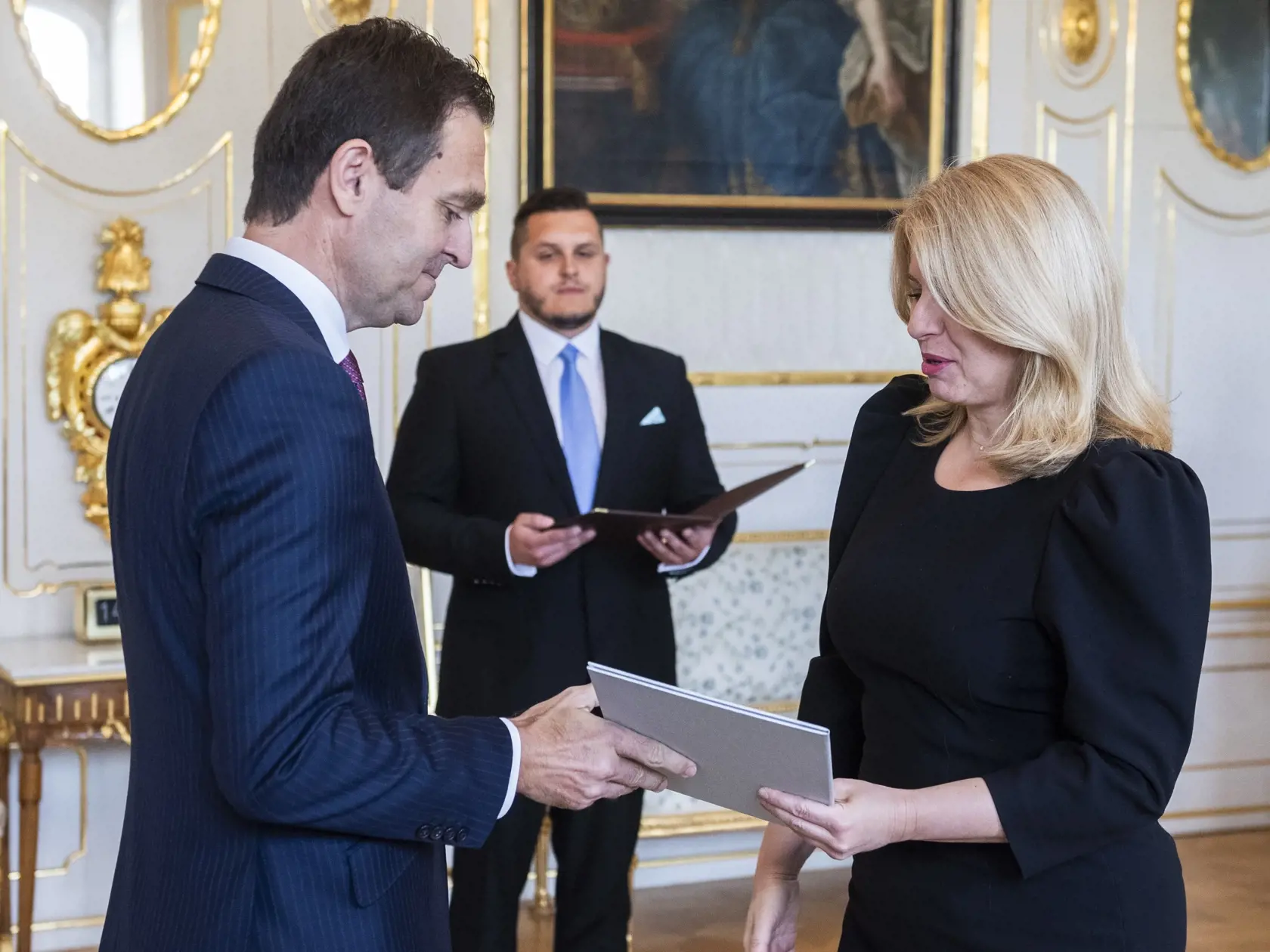 Prezidentka Zuzana Čaputová poverila riadením ministerstva vnútra premiéra Ľudovíta Ódora.  FOTO TASR - Jaroslav Novák