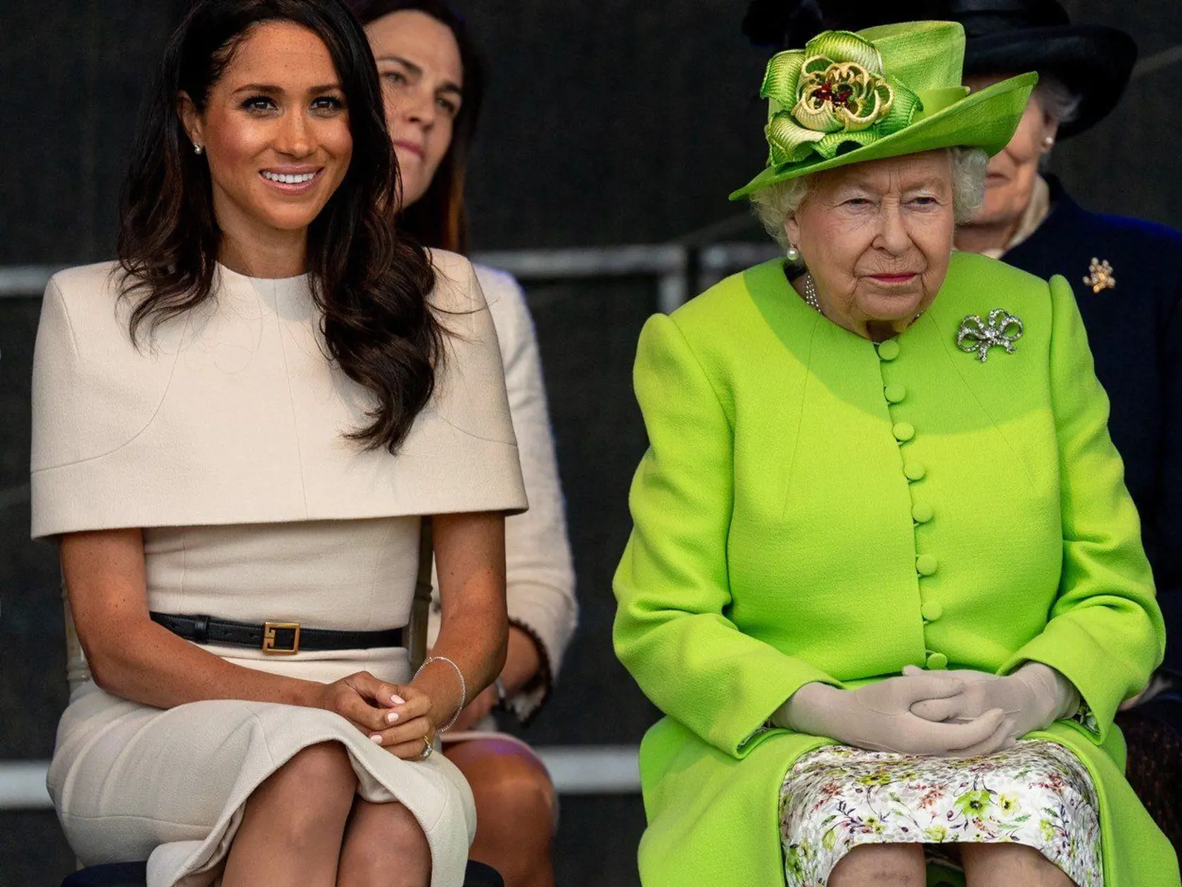 Meghan Markle, kráľovná Alžbeta II.