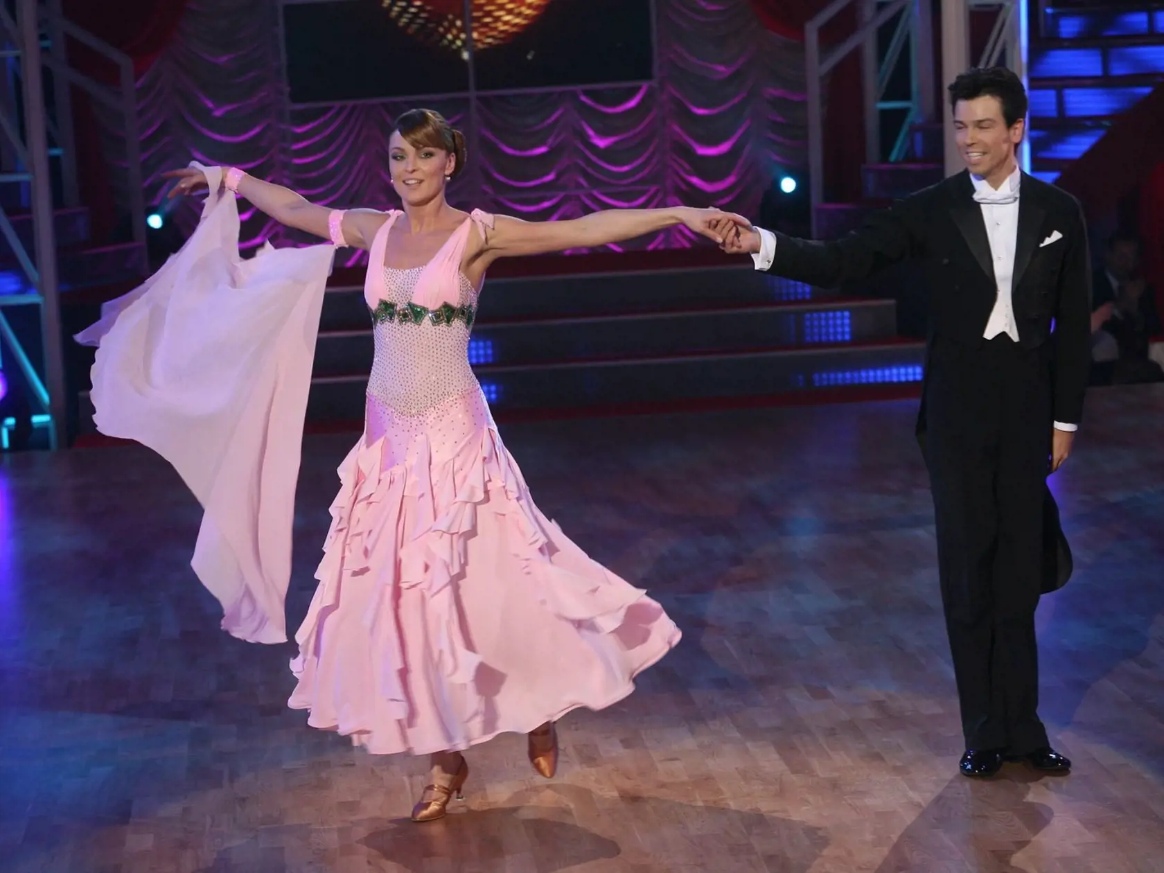 Elena Podzámska a Matej Chren v Let’s Dance.