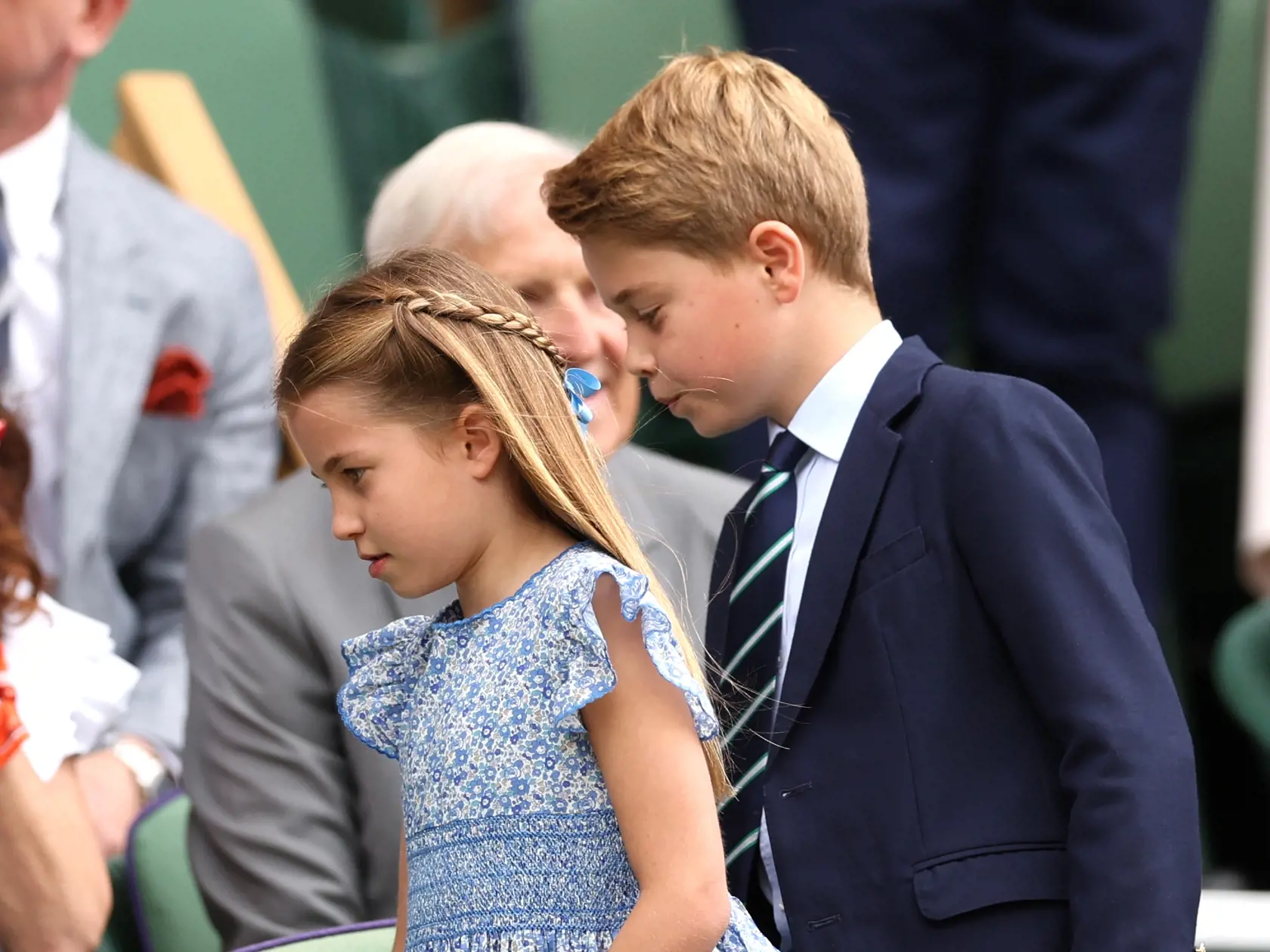 Princezná Charlotte a princ George si užili aj zákulisie.