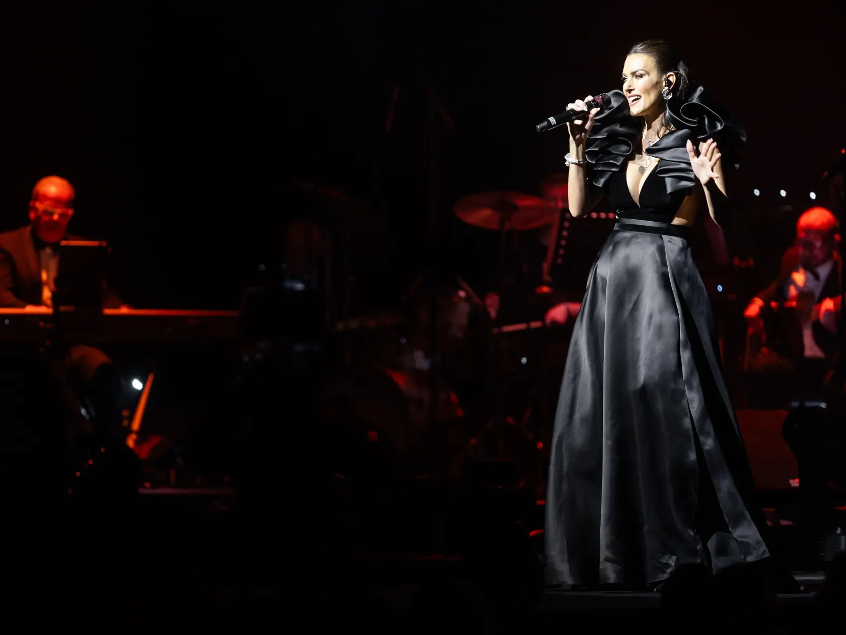 Koncert pod názvom “BOND GIRL ORCHESTRA LIVE SHOW” v Bratislave. Na snímke Martina Schindlerová. 