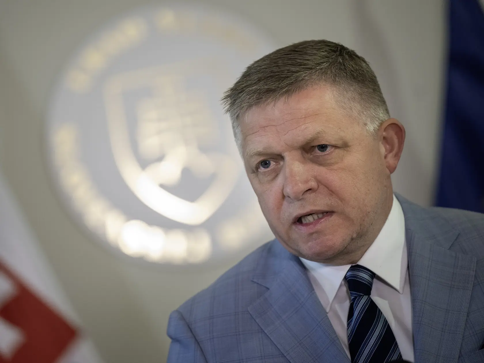 Na snímke premiér SR Robert Fico (Smer-SD).