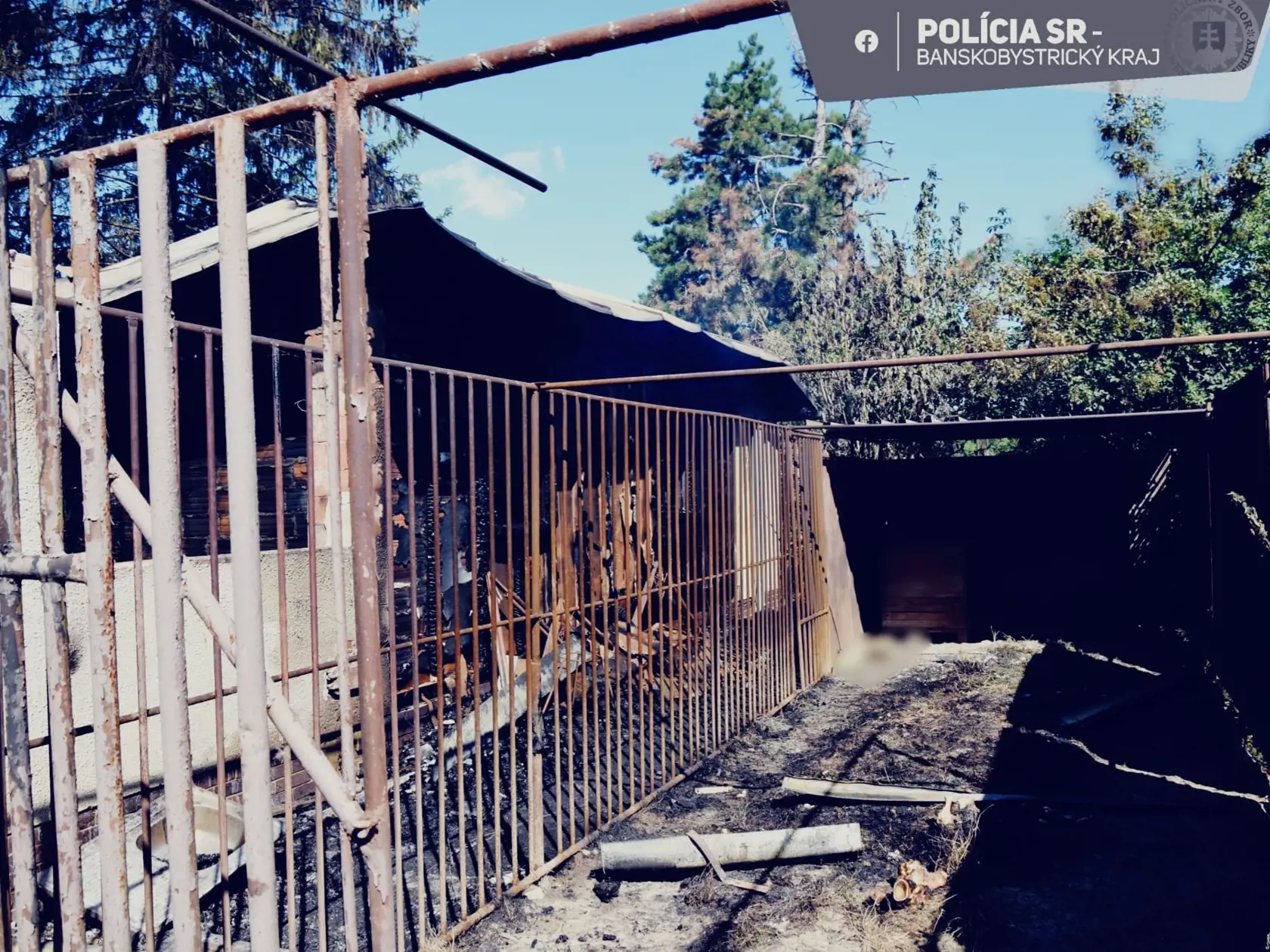 Pri požiari bývalej "bažantnice" sa zranila žena a uhynuli štyri psy.