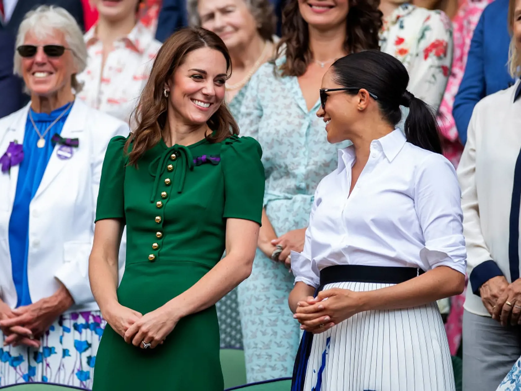 Ženské finále Wimbledon 2019 - Kate a Meghan ako najlepšie kamarátky a švagriné ako sa patrí.