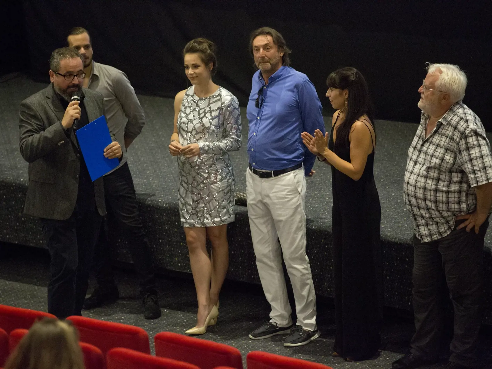 Premiéra filmu Dôverný nepriateľ v Bory Mal
Na snímke Gabika Marcinková, Ady Hajdu, Zuzana Porubjaková