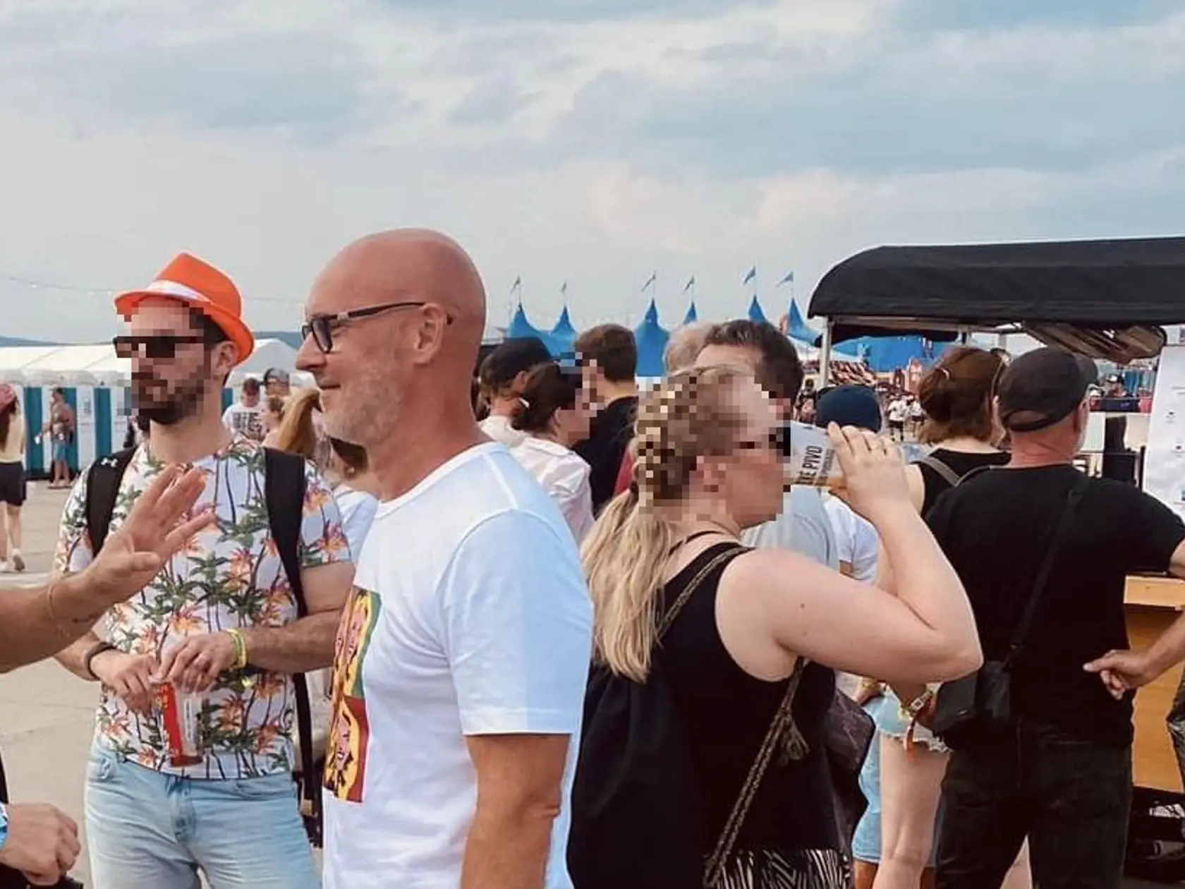 Branislav Gröhling si užíva festival Pohoda.