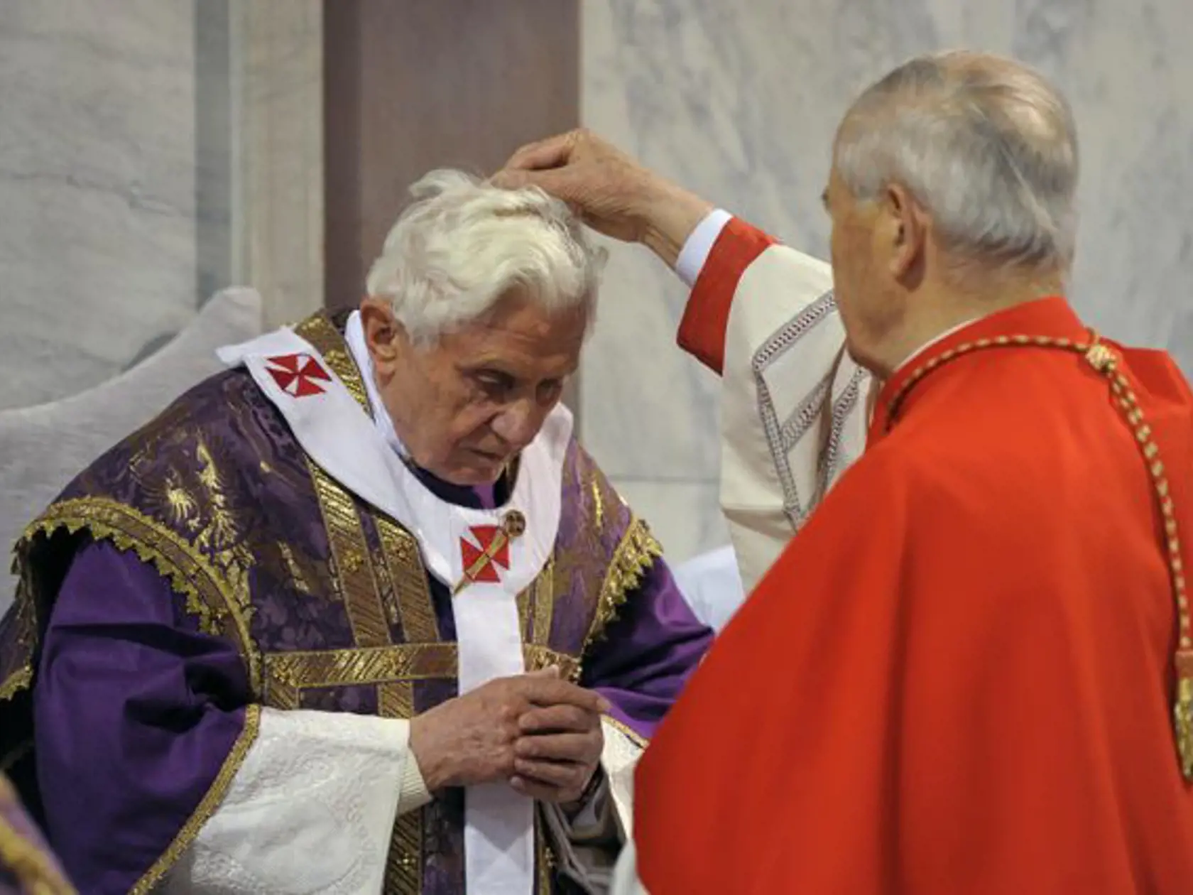 Archívna snímka: Kardinál Jozef Tomko a pápež Benedikt XVI.