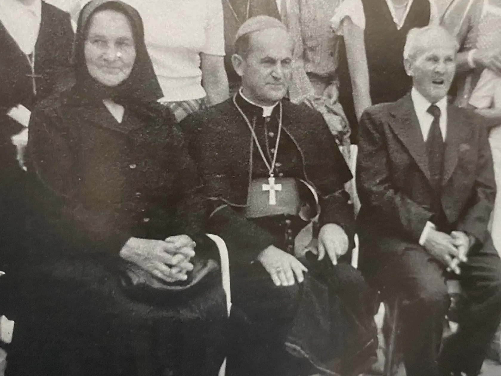 Kardinál Jozef Tomko so svojimi milovanými rodičmi - mamou Annou a otcom Andrejom.