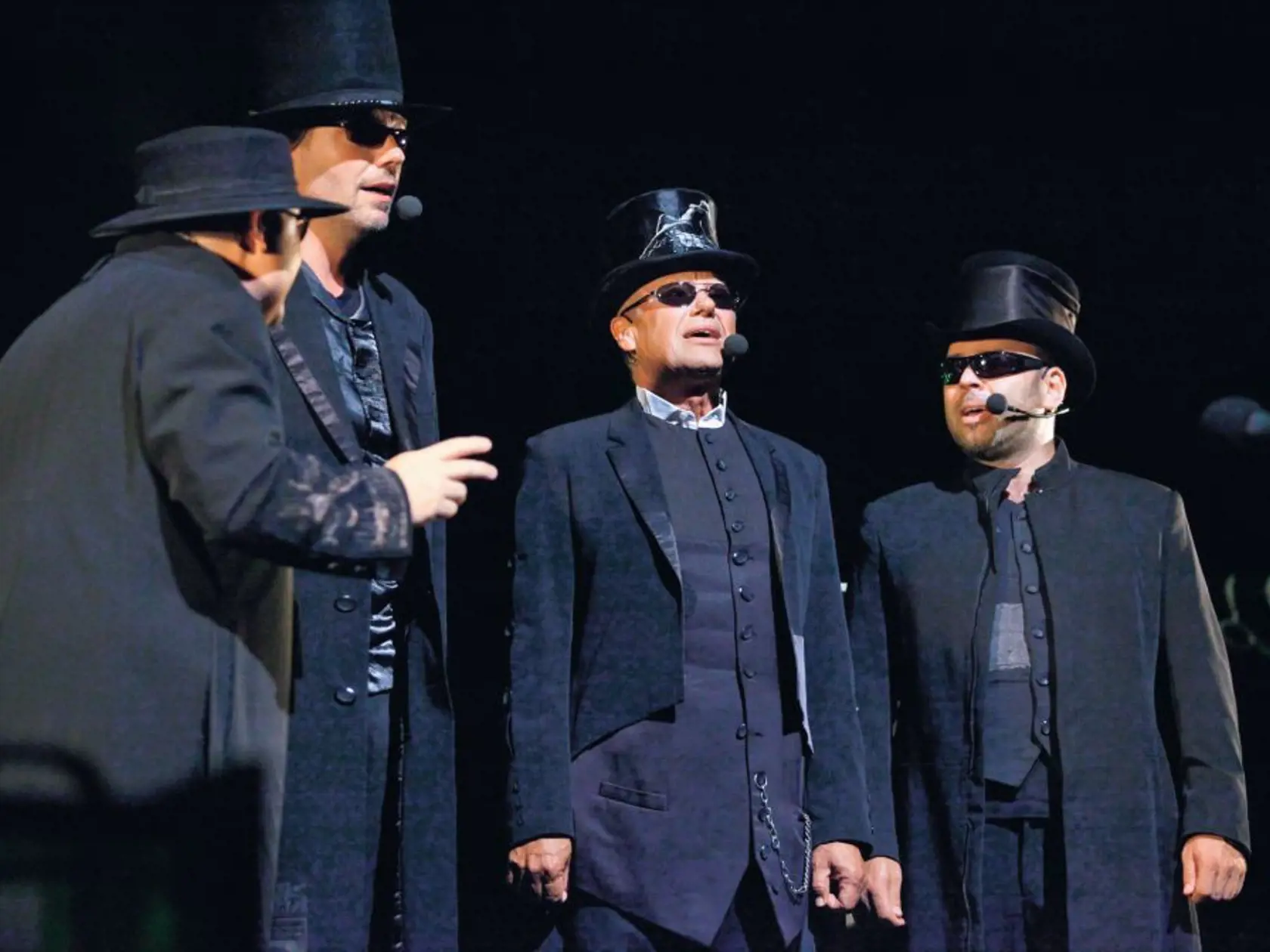 V 4TET sa nestretli len výnimočné hlasy, ale aj ľudia. Sprava JIŘÍ ŠKORPÍK, DUŠAN KOLLÁR, JIŘÍ KORN a DAVID ULIČNÍK.