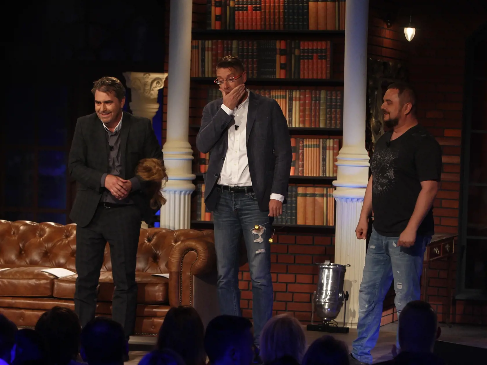 Natacanie Tolkshov Petra Marcina Neskoro vecer. Ako host je Andy Kraus.