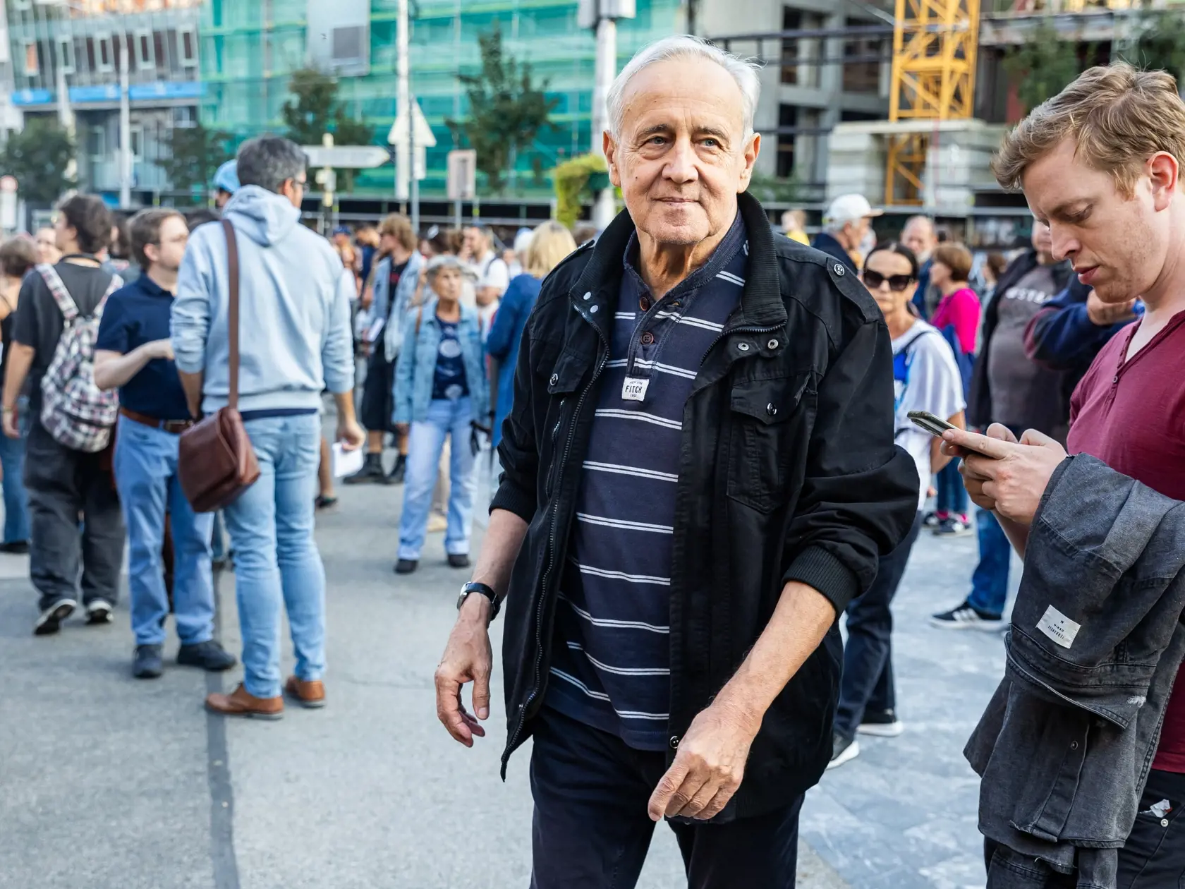 Protest na podporu kultúrneho štrajku: Prišiel aj Ján Greššo.