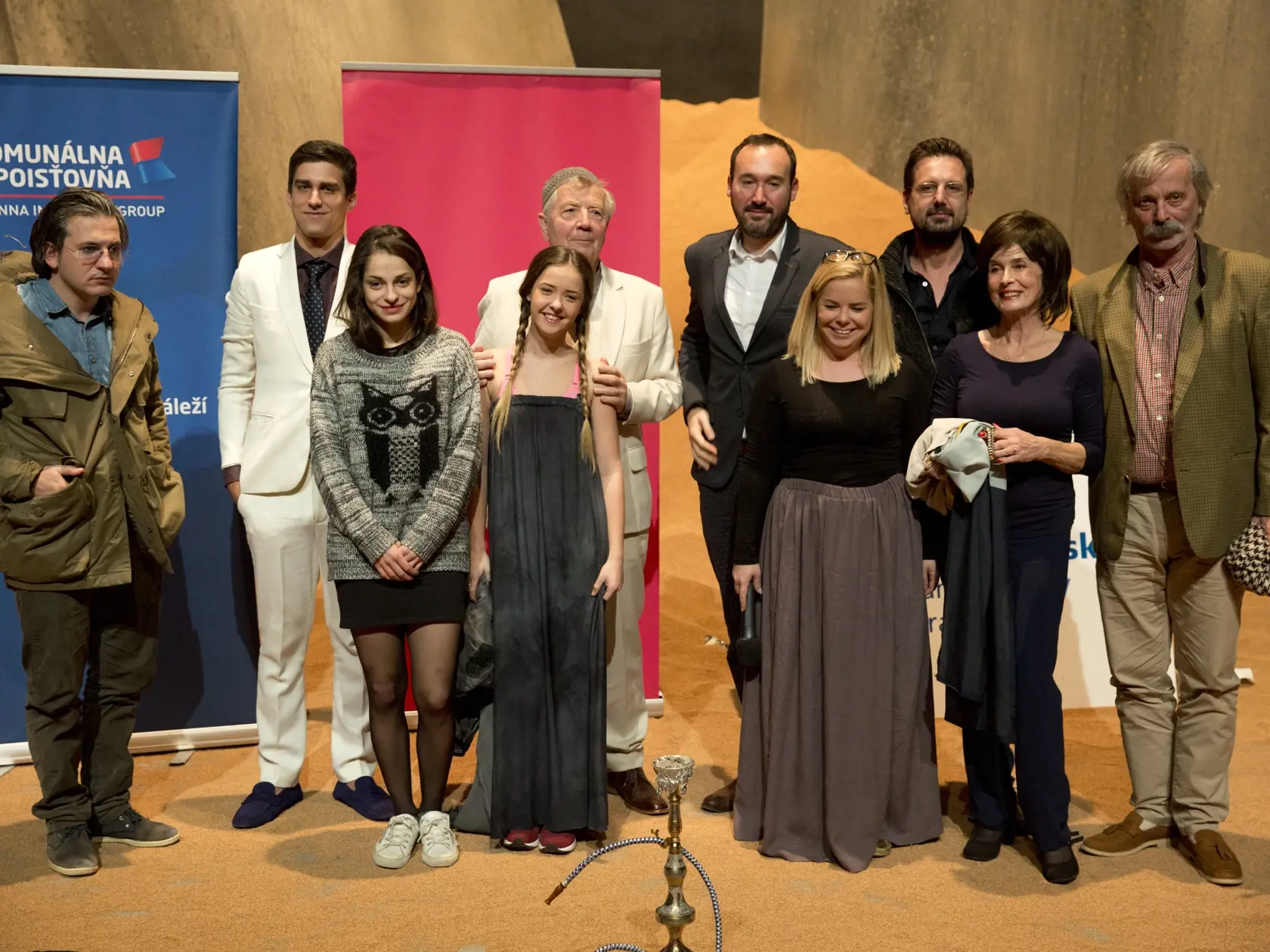 Predpremiera divadelnej hry Podvolenie v divadle Aréna.
