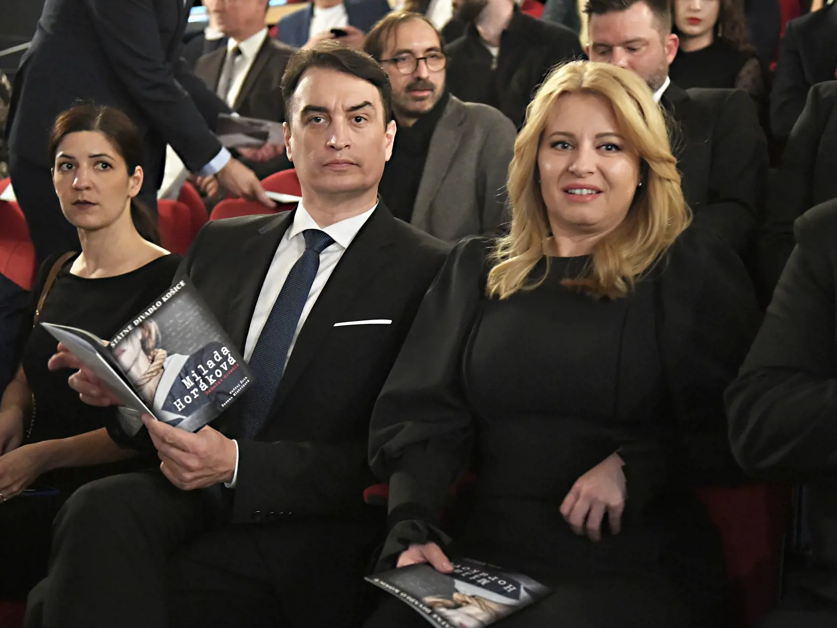 Prezidentka s partnerom.