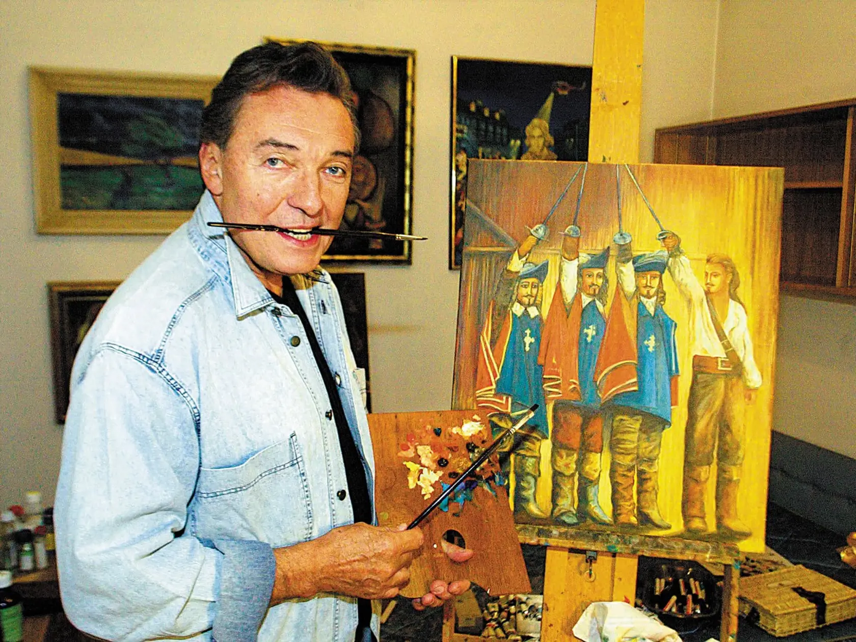 Karel Gott bol mimoriadnym umelcom po viacerých stránkach. Úžasne spieval a takmer rovnako dobre maľoval!