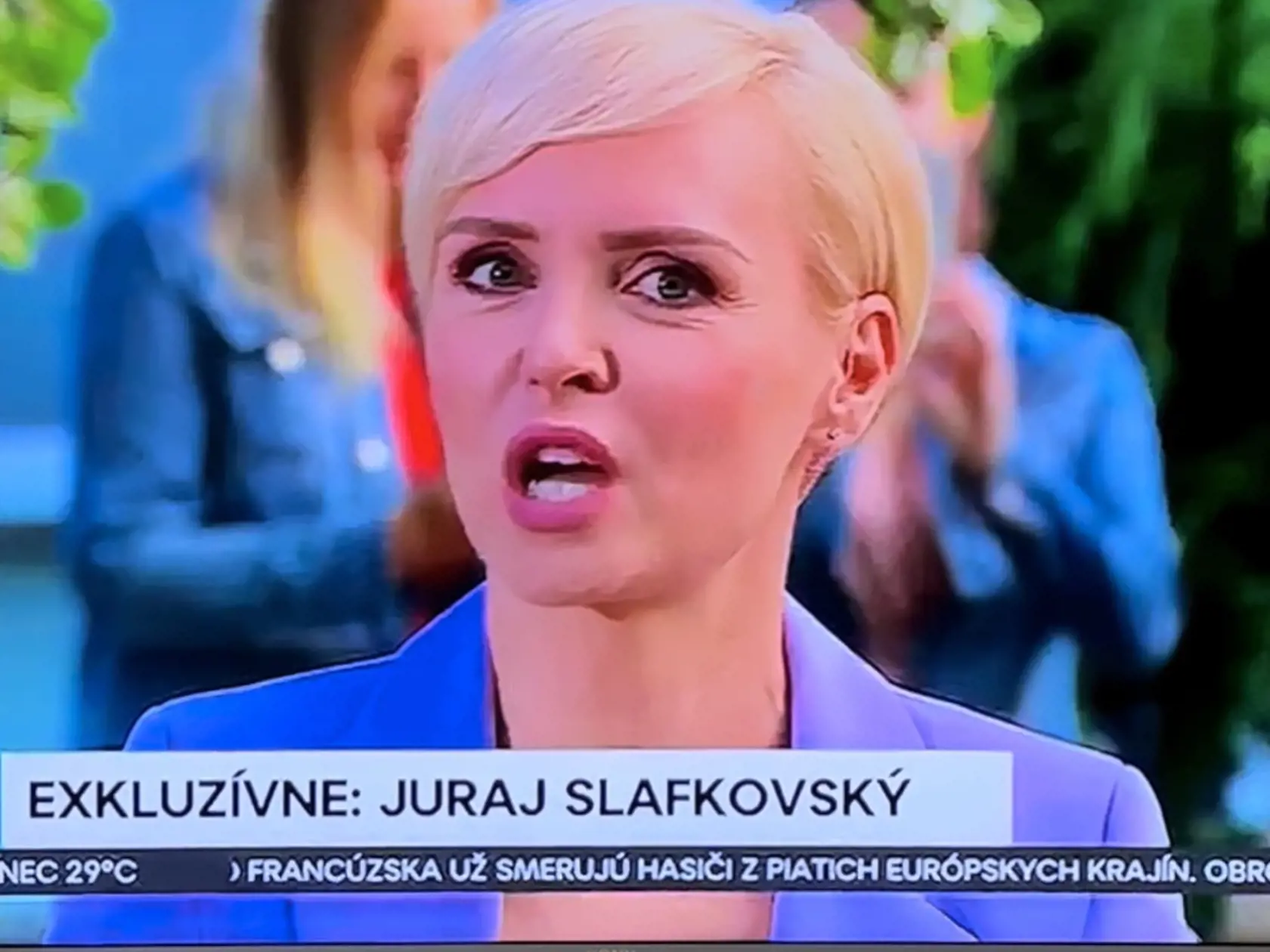 Moderátorka Telerána Kveta Horváthová zažila pre Števa Šprochu trapas v živom vysielaní.