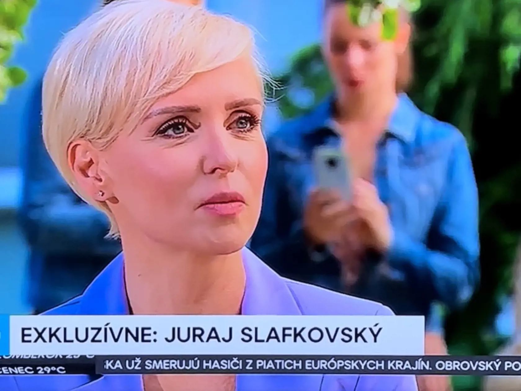 Moderátorka Telerána Kveta Horváthová zažila pre Števa Šprochu trapas v živom vysielaní.
