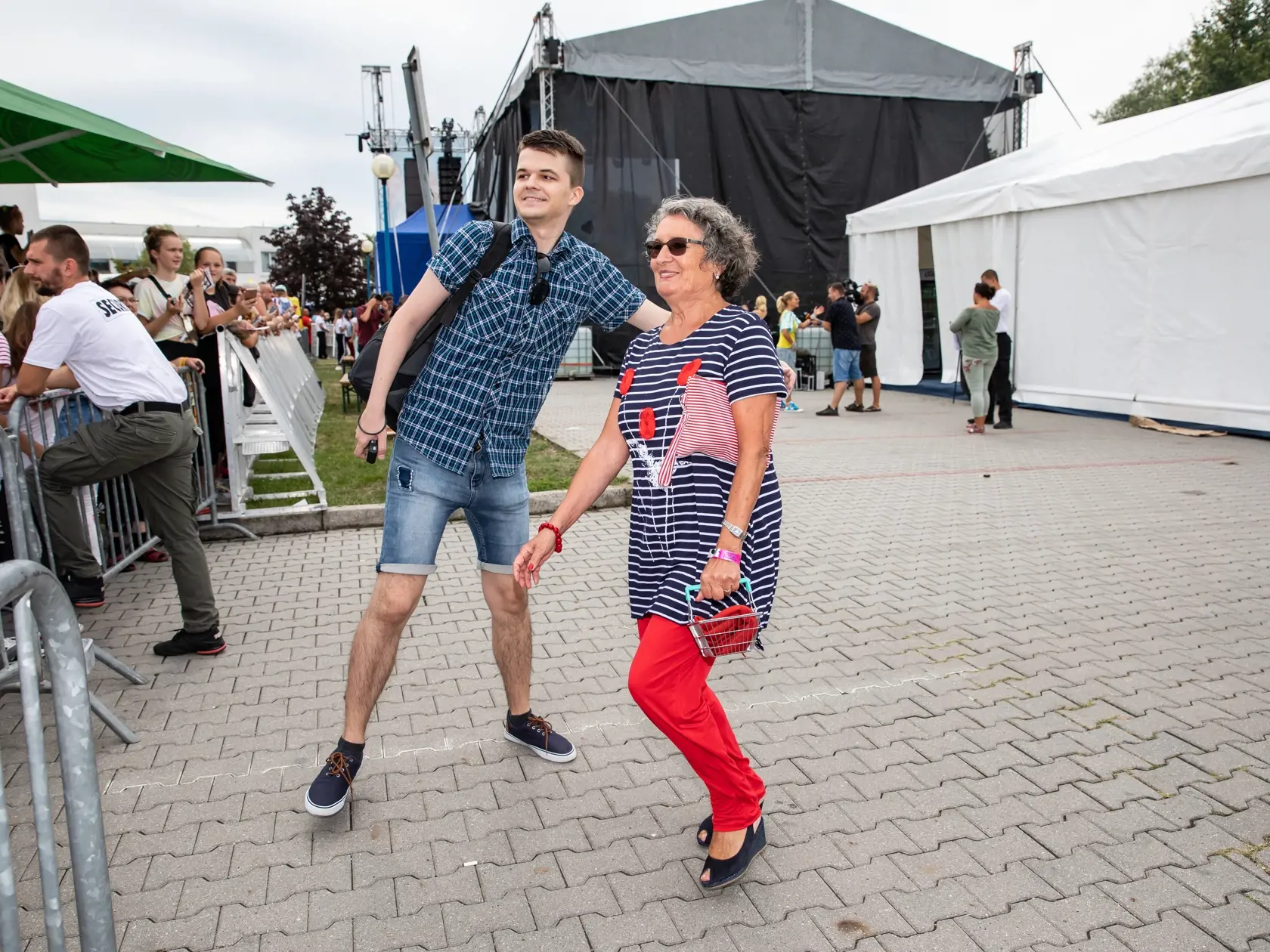 Deň otvorených dverí v TV Markíza. Na fotke: Eva Matejková
