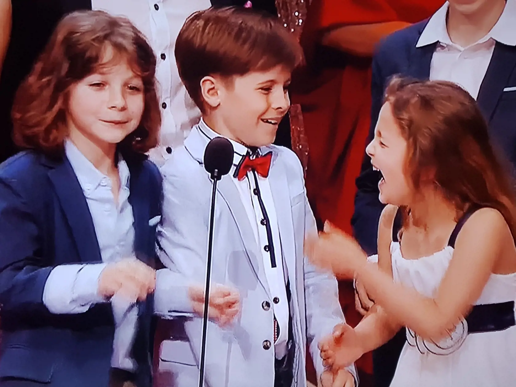 Hviezdami odovzdávania cien OTO sa stali deti zo seriálu Oteckovia. Svojou bezprostrednosžou si získali každého.