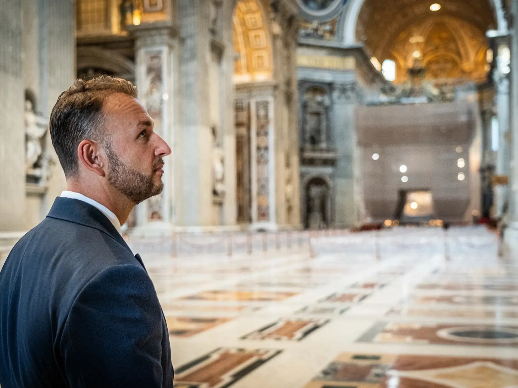 Minister vnútra a predseda strany Hlas Matúš Šutaj Eštok sa počas návštevy Ríma stretol so svätým otcom.