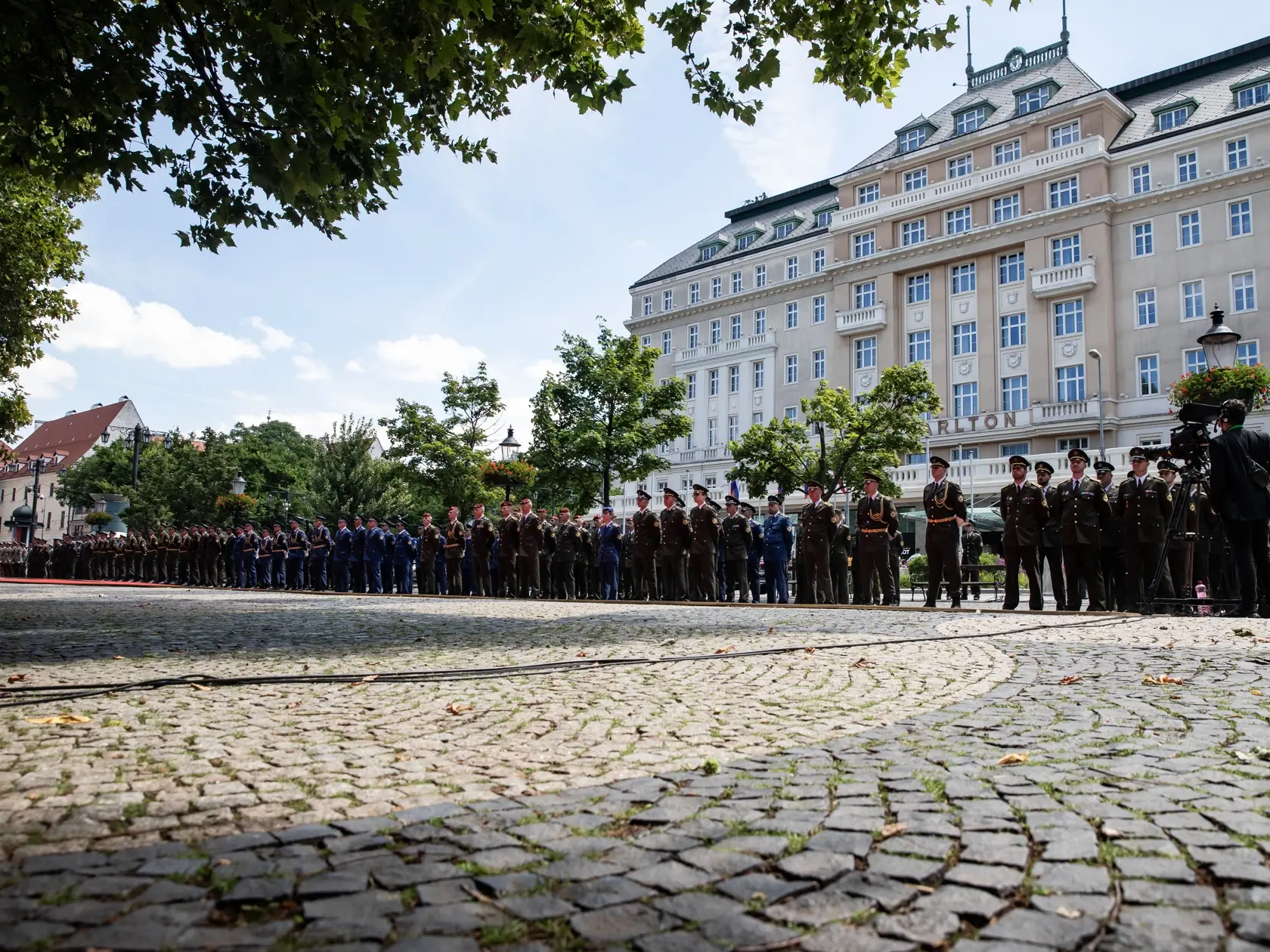 Inaugurácia Petra Pellegriniho, prehliadka jednotiek Ozbrojených síl SR.