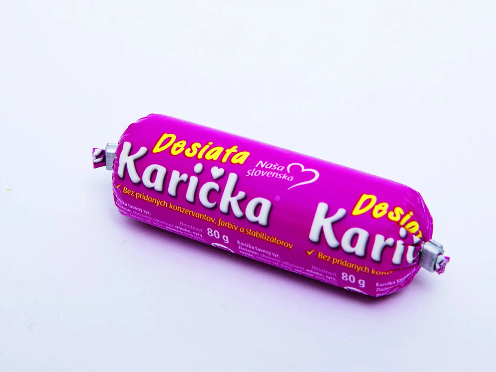 
Karička Desiata Syráreň Bel, 80 g Cena za 100 g/ 0,99 € Krajina pôvodu/ Slovensko Zloženie/ obnovené odtučnené mlieko, syry, maslo, taviaca soľ E 452, mliečne bielkoviny, zahustená zakysaná srvátka, aróma, jedlá soľ, Energia v 100 g/ 792 kJ Bielkoviny/ 10 g Sacharidy/ 5 g Tuky/ 14,5 g Soľ/ 1,7 g. REDAKCIA HODNOTÍ: Biely syr má príjemnú smotanovú vôňu, stredne hustú konzistenciu a hladkú textúru, dobre sa vytláča i roztiera. Chuť syra je veľmi dobrá, syrovo-smotanová, s mierne kyslastou dochuťo