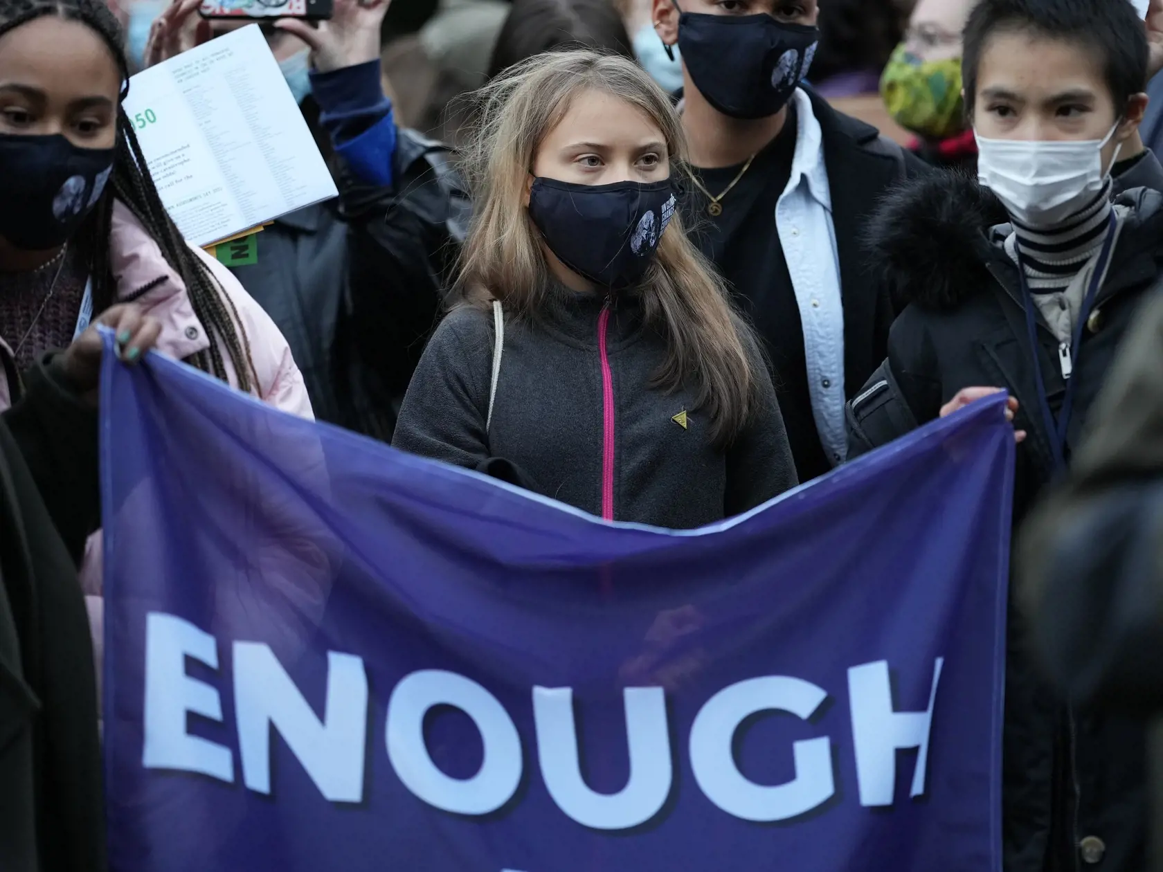 Klimatický samit COP26 v Glasgowe: Protesty Grety Thunberg