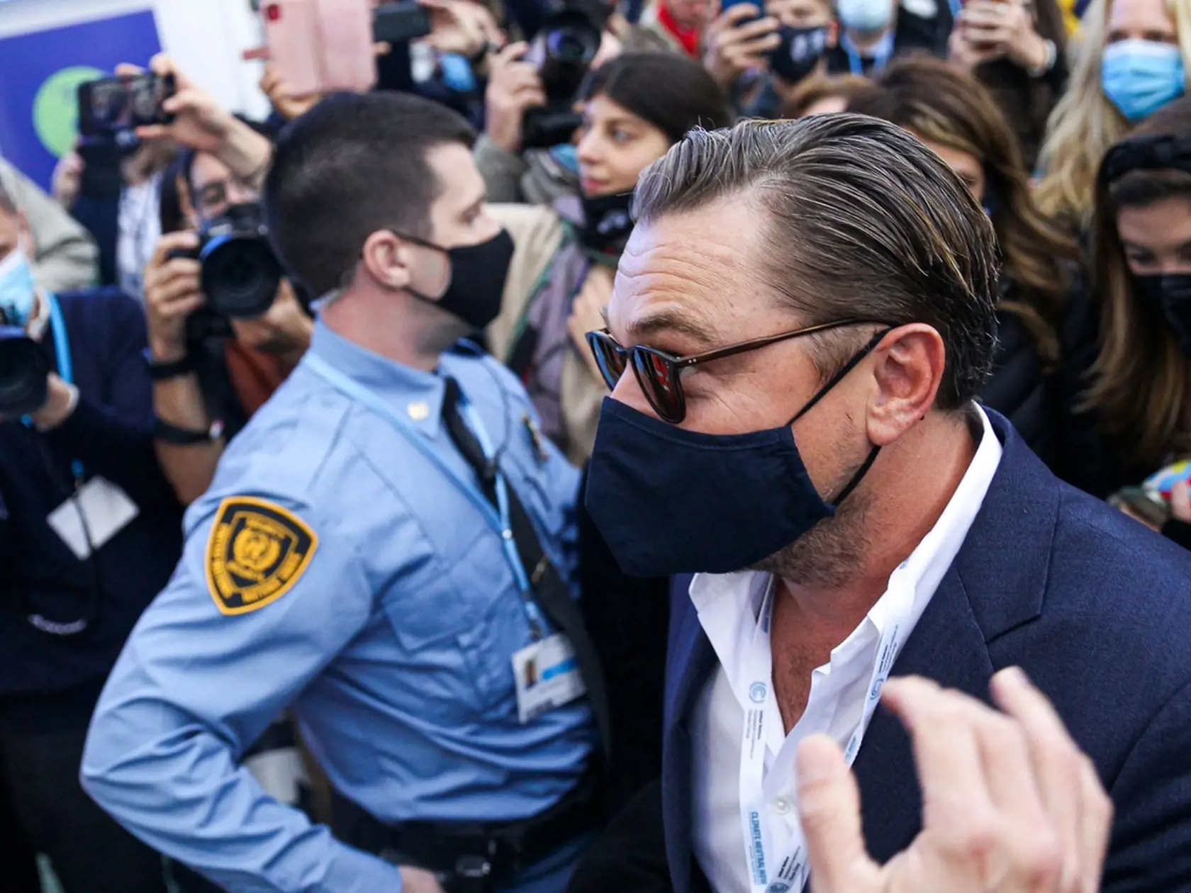 Herec a aktivista Leonardo DiCaprio na samite COP26