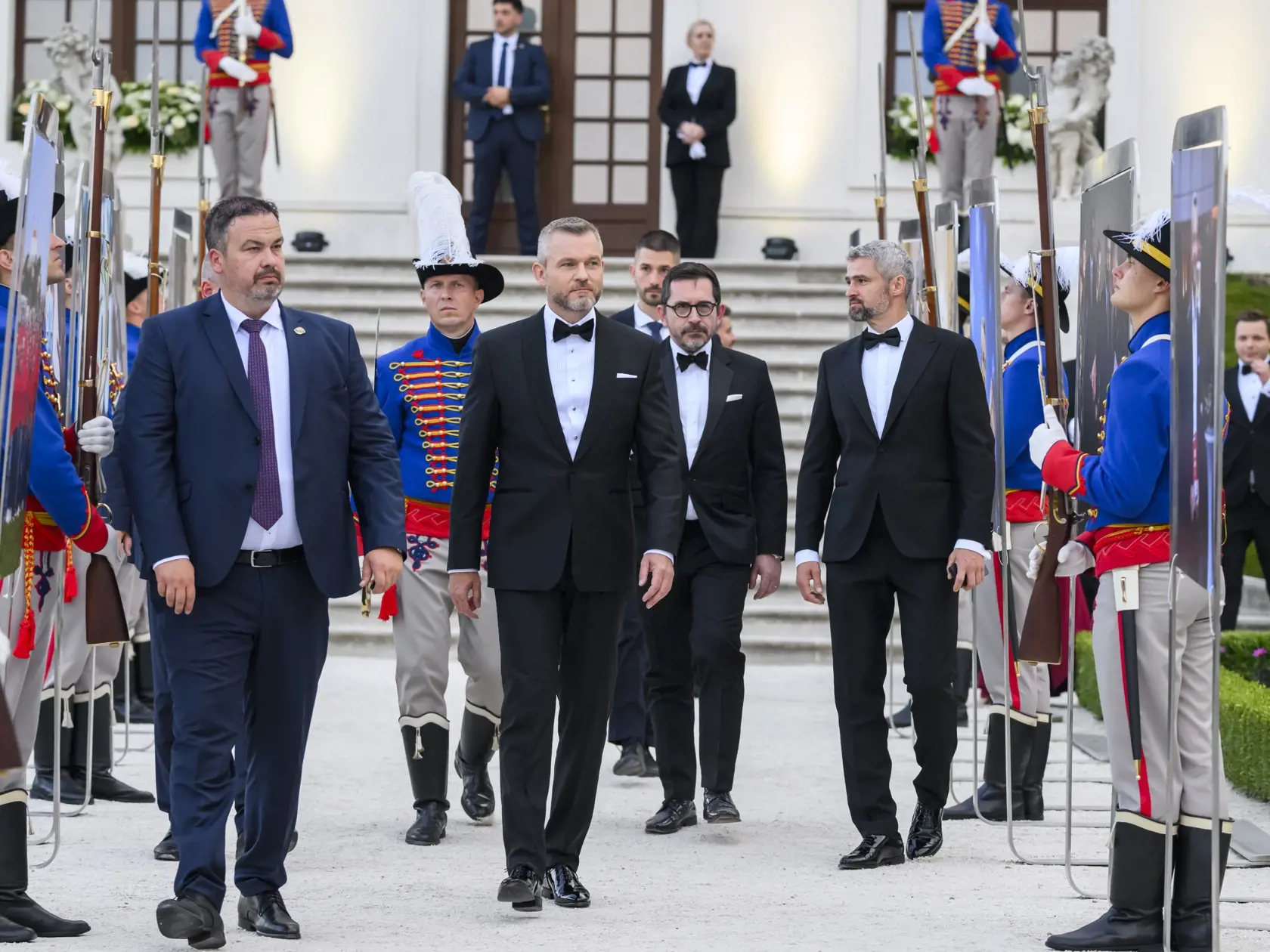Na snímke prezident SR Peter Pellegrini počas slávnostnej recepcie na Bratislavskom hrade 15. júna 2024. FOTO TASR - Jaroslav Novák