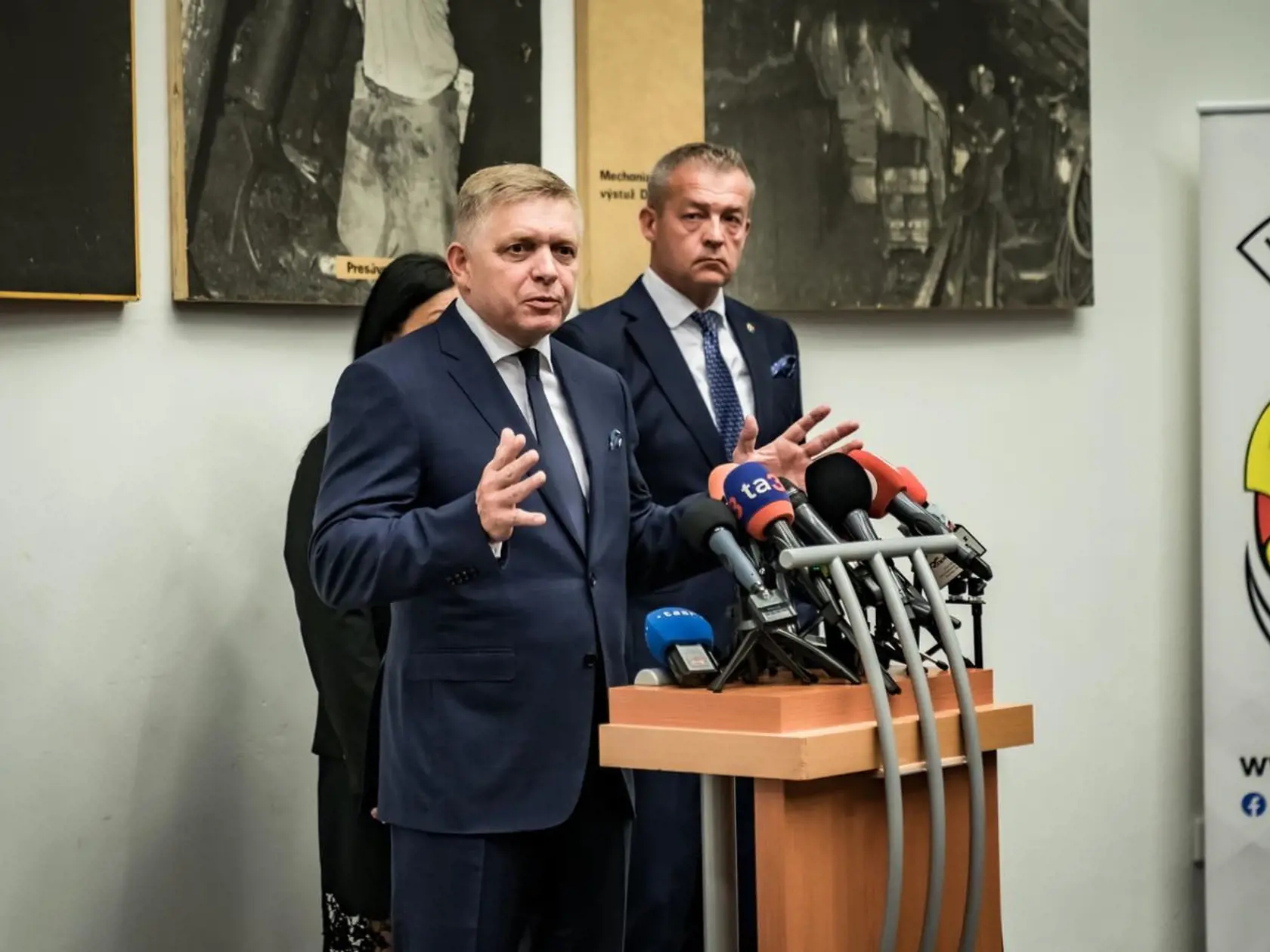 Robert Fico sa prvýkrát od atentátu vrátil do Handlovej v rámci výjazdového rokovania premiéra 6. septembra 2024.