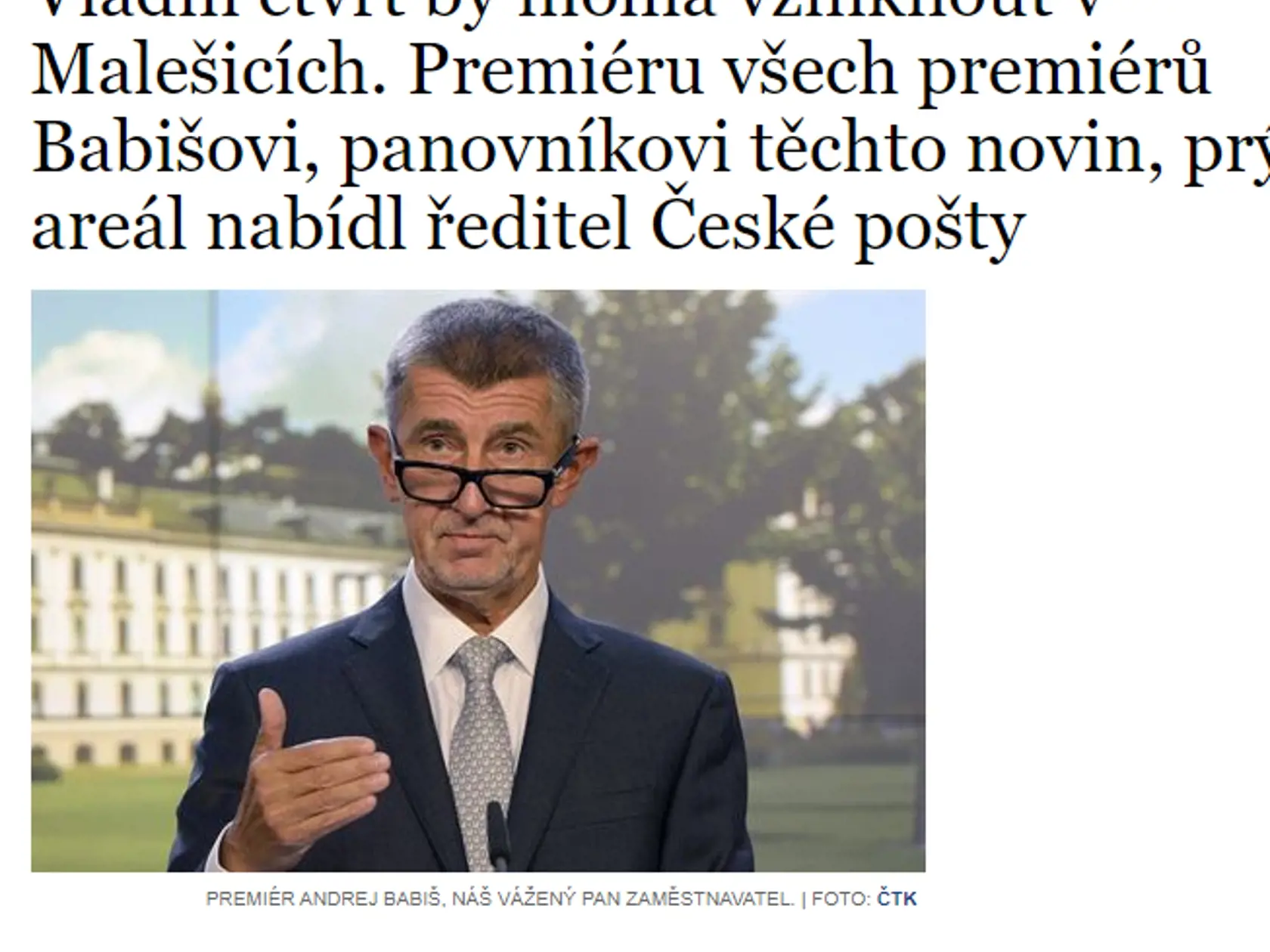 Andrej Babiš sa stal terčom vtipu.