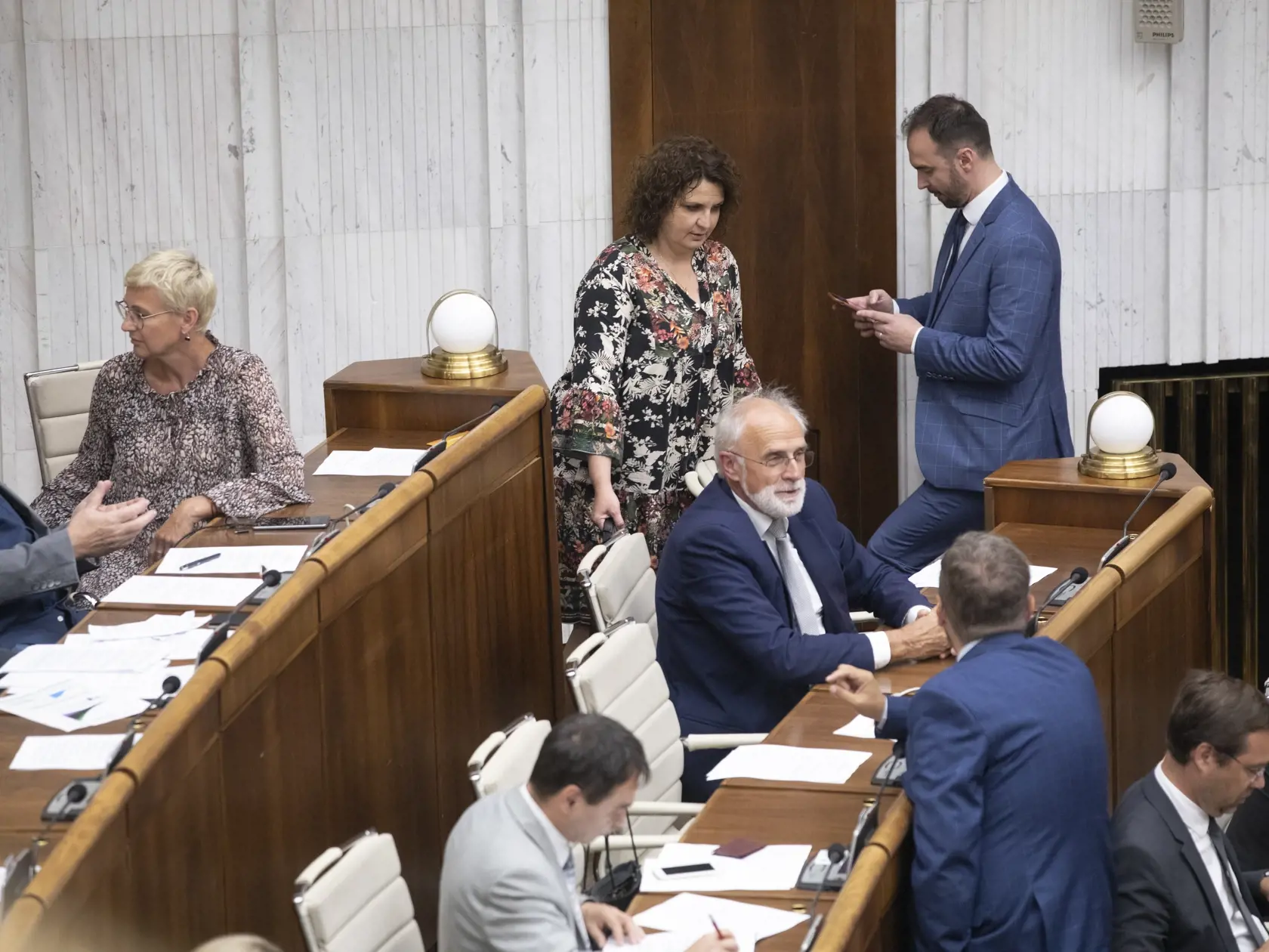 Na snímke je poslankyňa  NRSR  Katarína Hatráková