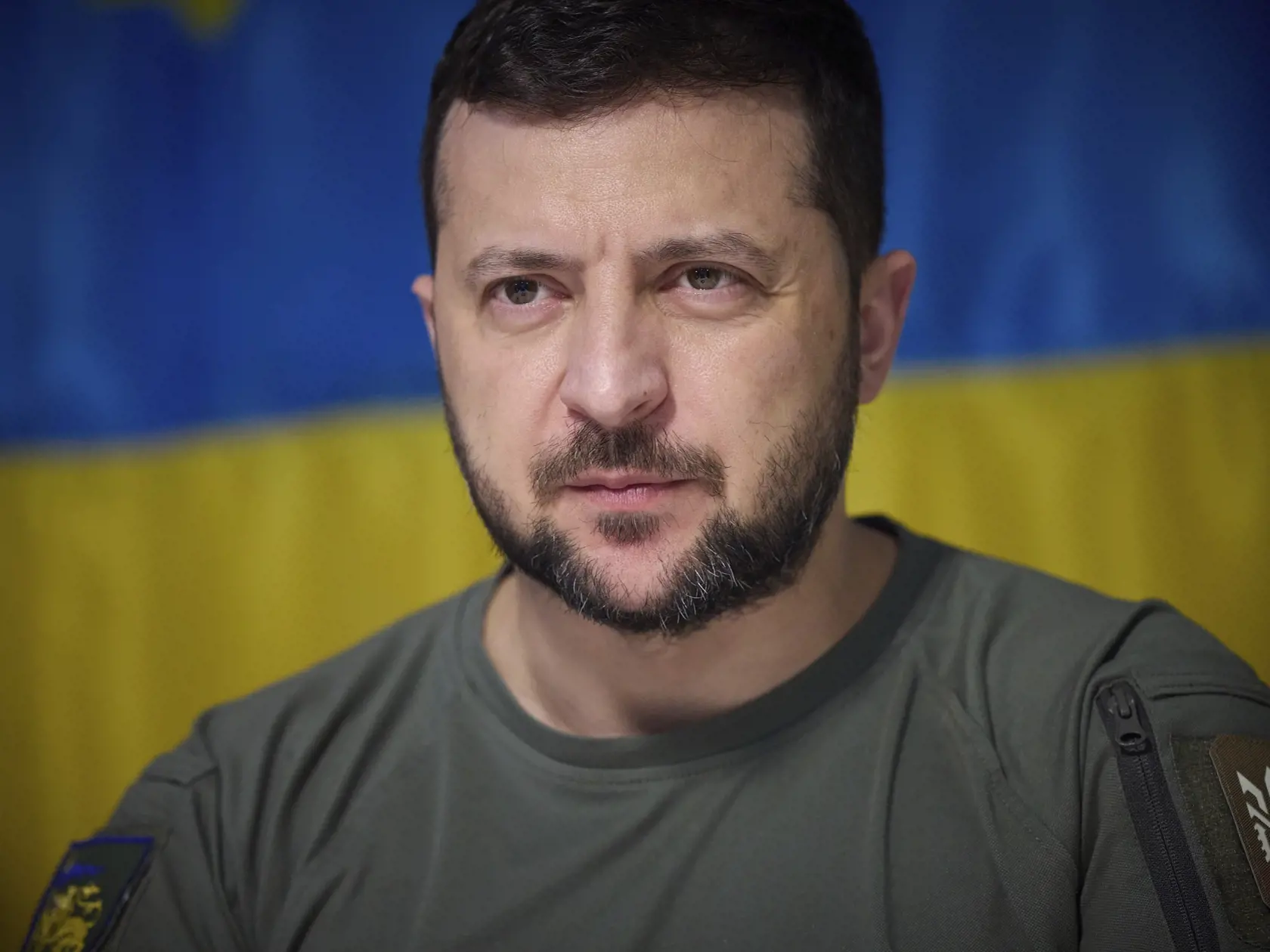 PK 55 Dnepropetrovská oblasť - Na snímke poskytnutej Ukrajinskou prezidentskou kanceláriou ukrajinský prezident Volodymyr Zelenskyj sa zúčastnil na stretnutí s veliteľmi armády vo vojnou zasiahnutej Dnepropetrovskej oblasti 8. júla 2022. FOTO TASR/AP