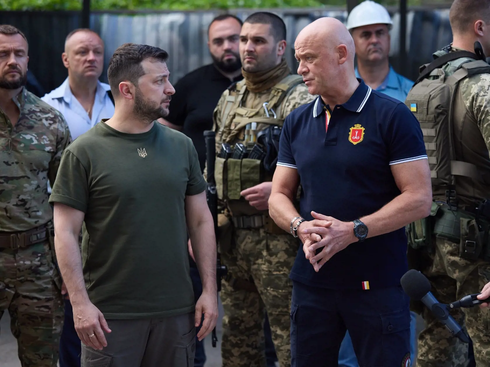 Prezident Zelenskyj navštívil aj Odesu.