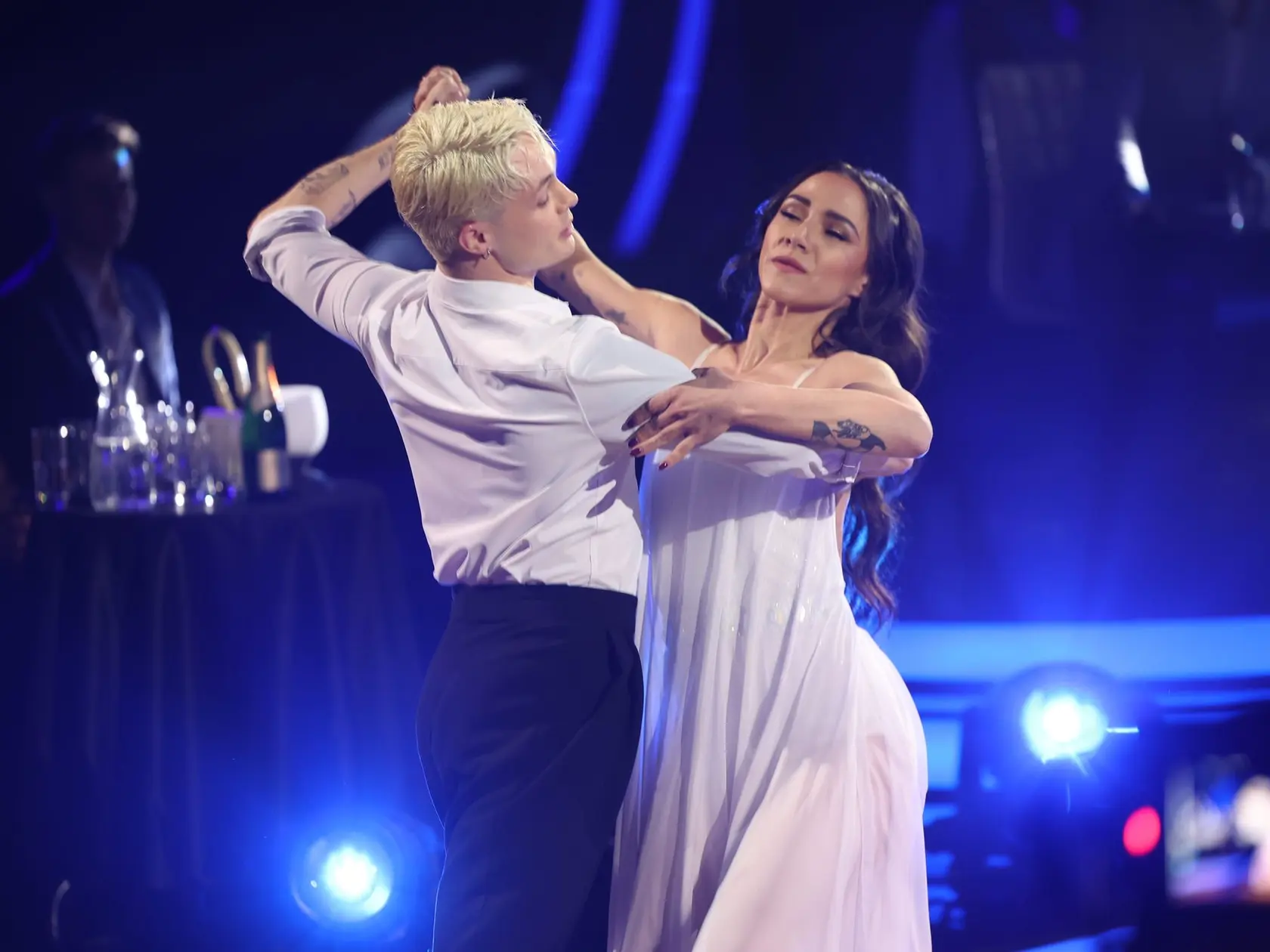 8. kolo Let's Dance. Na snímke Eva Burešová a Matyáš Adamec.