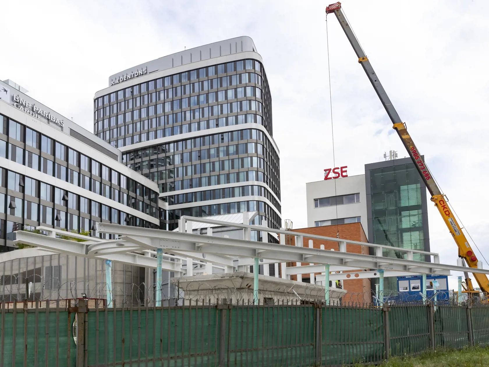 City HUB Landererova, výstavba rýchlonabíjacej stanice pre elektromobily na Landererovej ulici v Bratislave.