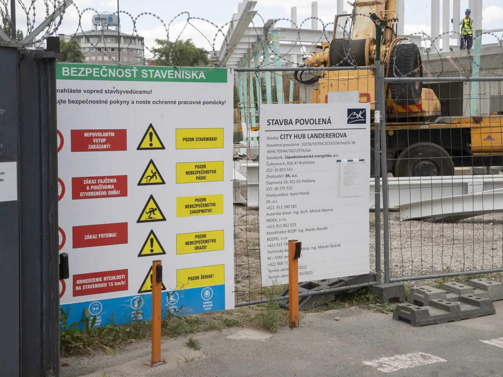 City HUB Landererova, výstavba rýchlonabíjacej stanice pre elektromobily na Landererovej ulici v Bratislave.