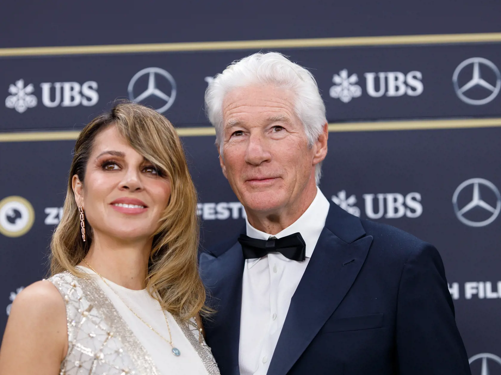 Manželia Alejandra Silva a Richard Gere na festivale vo švajčiarskom Zürichu