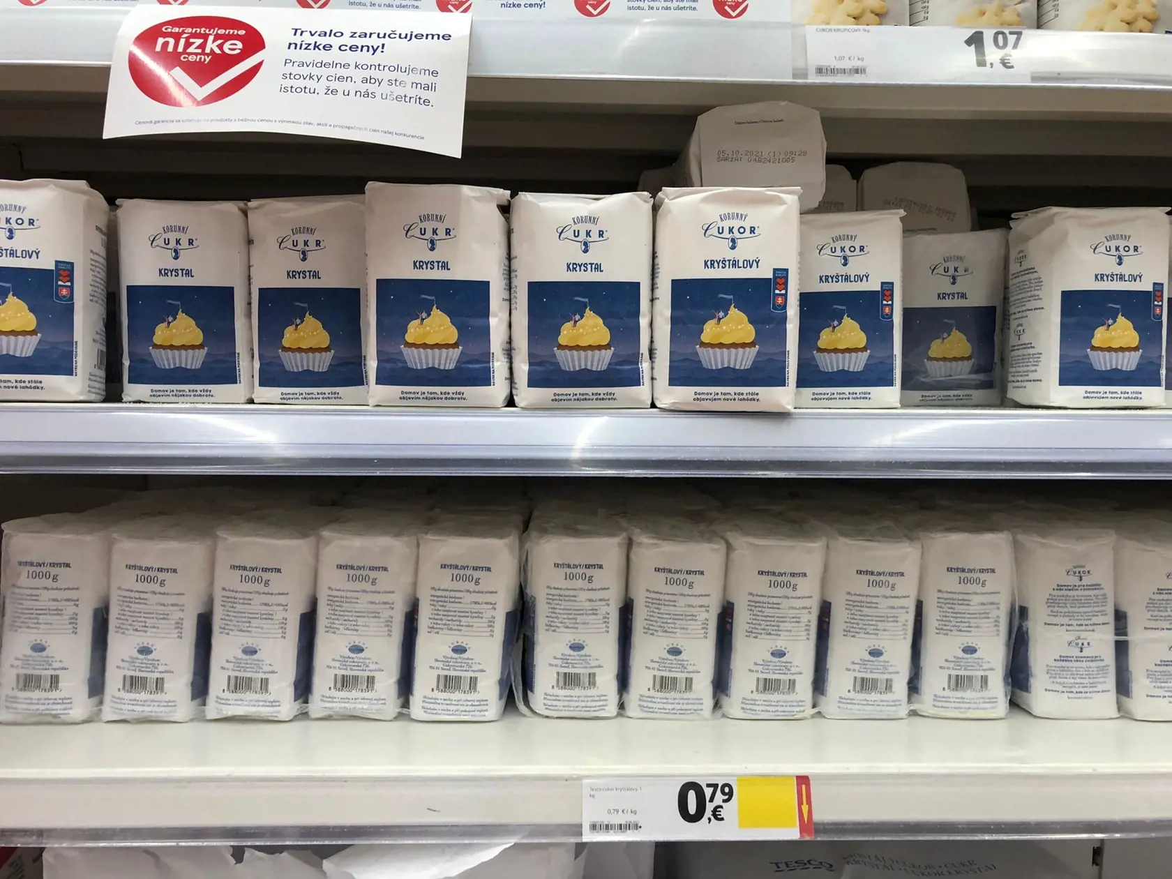 Aktuálne ceny potravín na Slovensku v Tescu Expres.