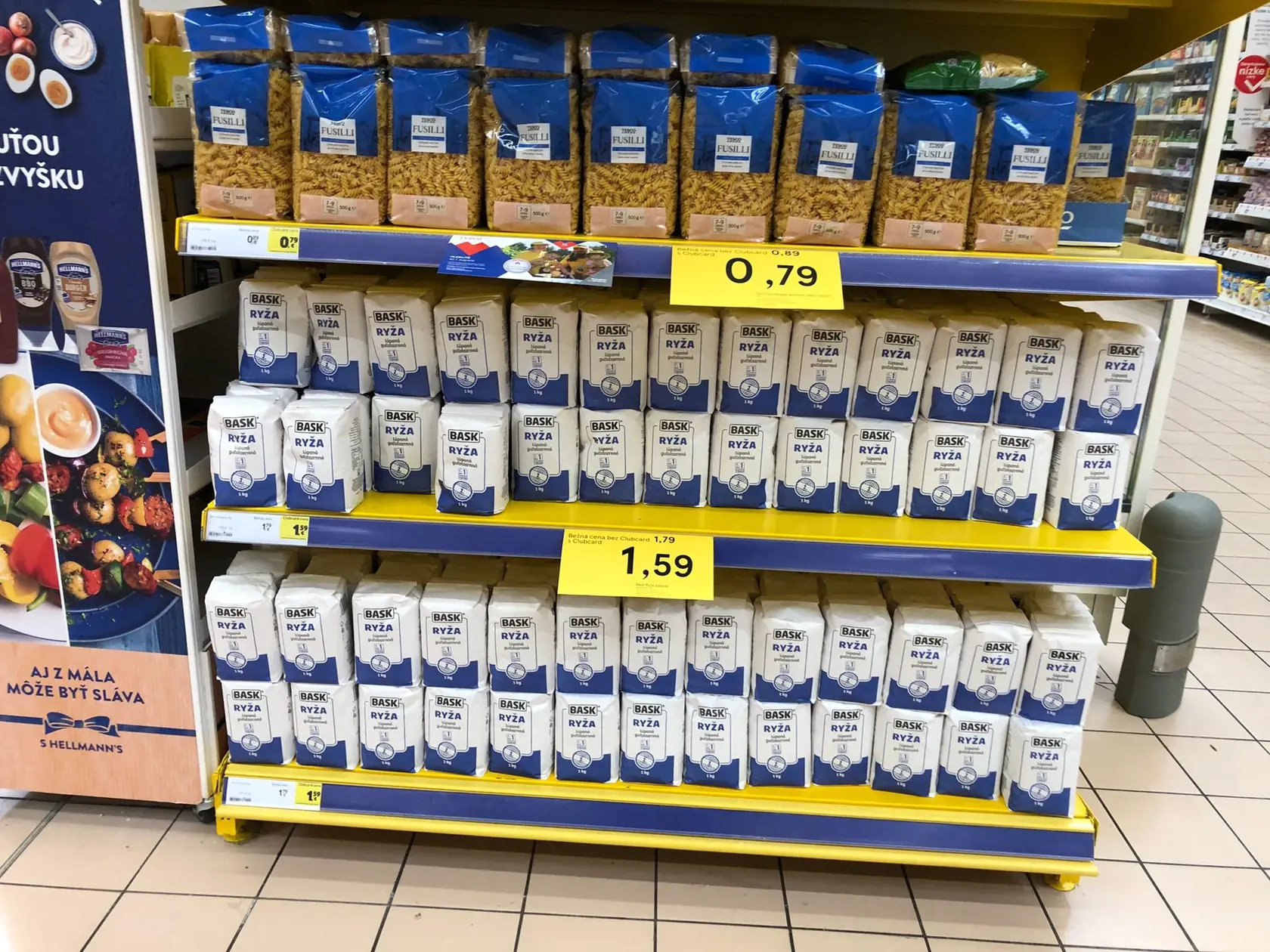 Aktuálne ceny potravín na Slovensku v Tescu Expres.